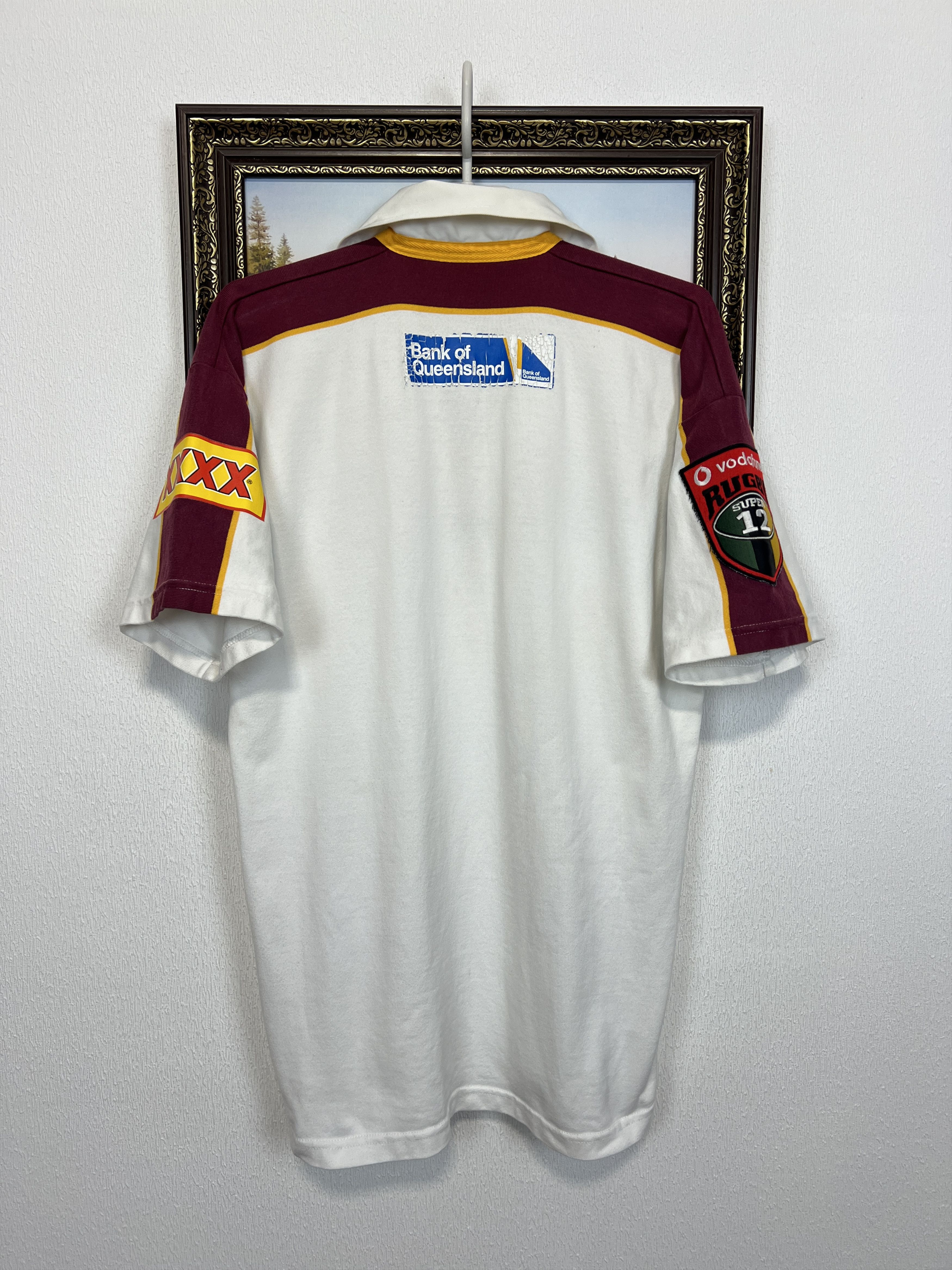 Vintage Queensland State of Origin Maroon Rugby Jersey Trikot Shirt Size US M / EU 48-50 / 2 - 10 Thumbnail