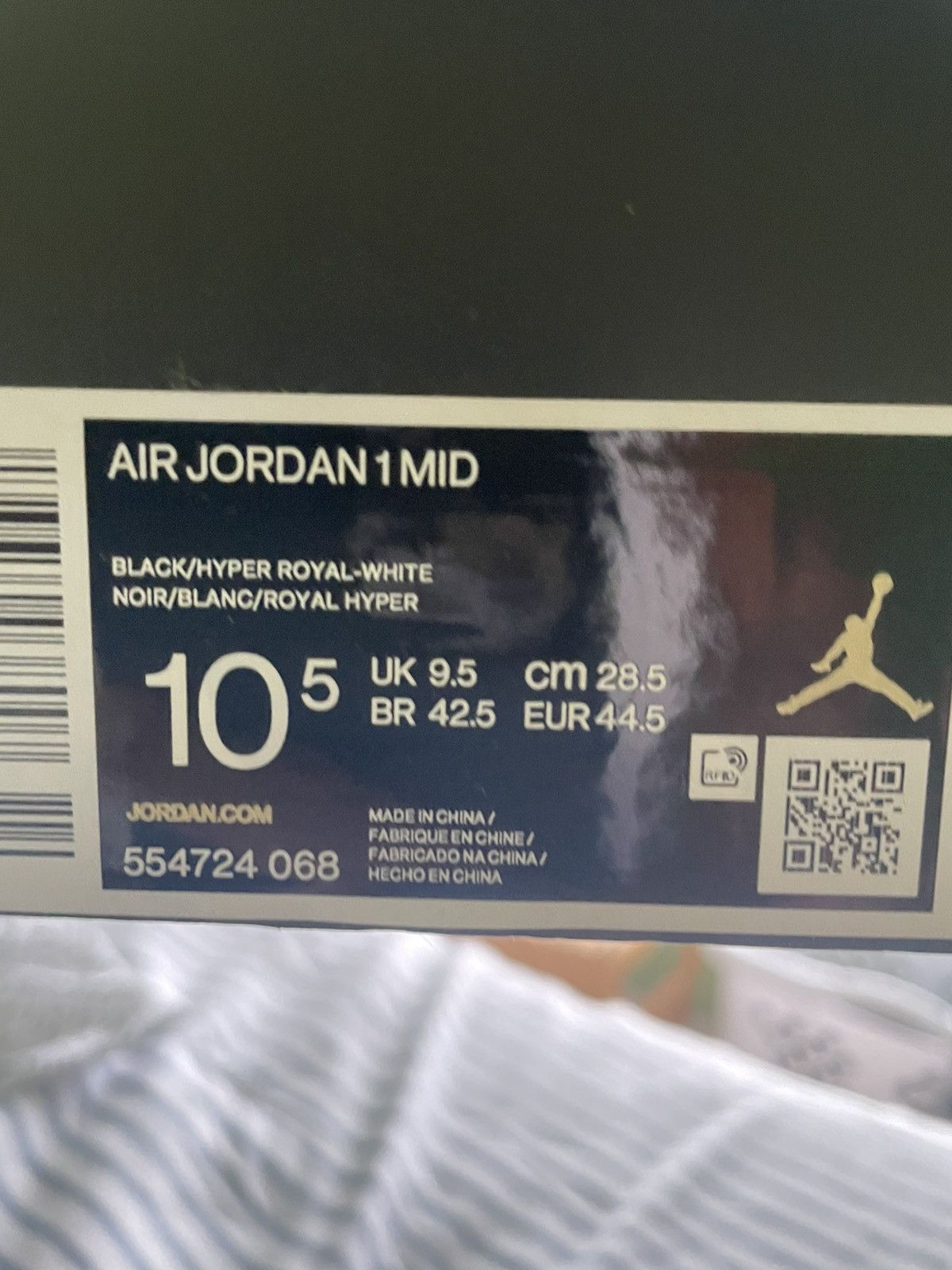 Jordan Brand Air Jordan 1s (Midtops) Size 10.5 Deadatock Size US 10.5 / EU 43-44 - 6 Thumbnail