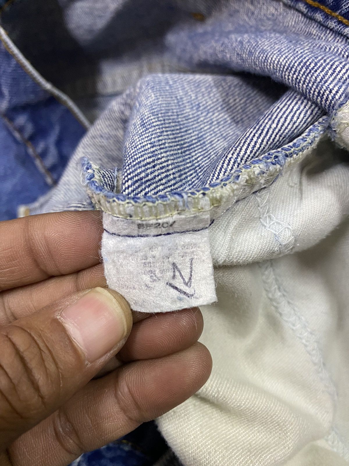 Levi's × Vintage Vintage Levis 517 Orange Tab Distressed Rusty Flared Denim Size US 34 / EU 50 - 17 Thumbnail