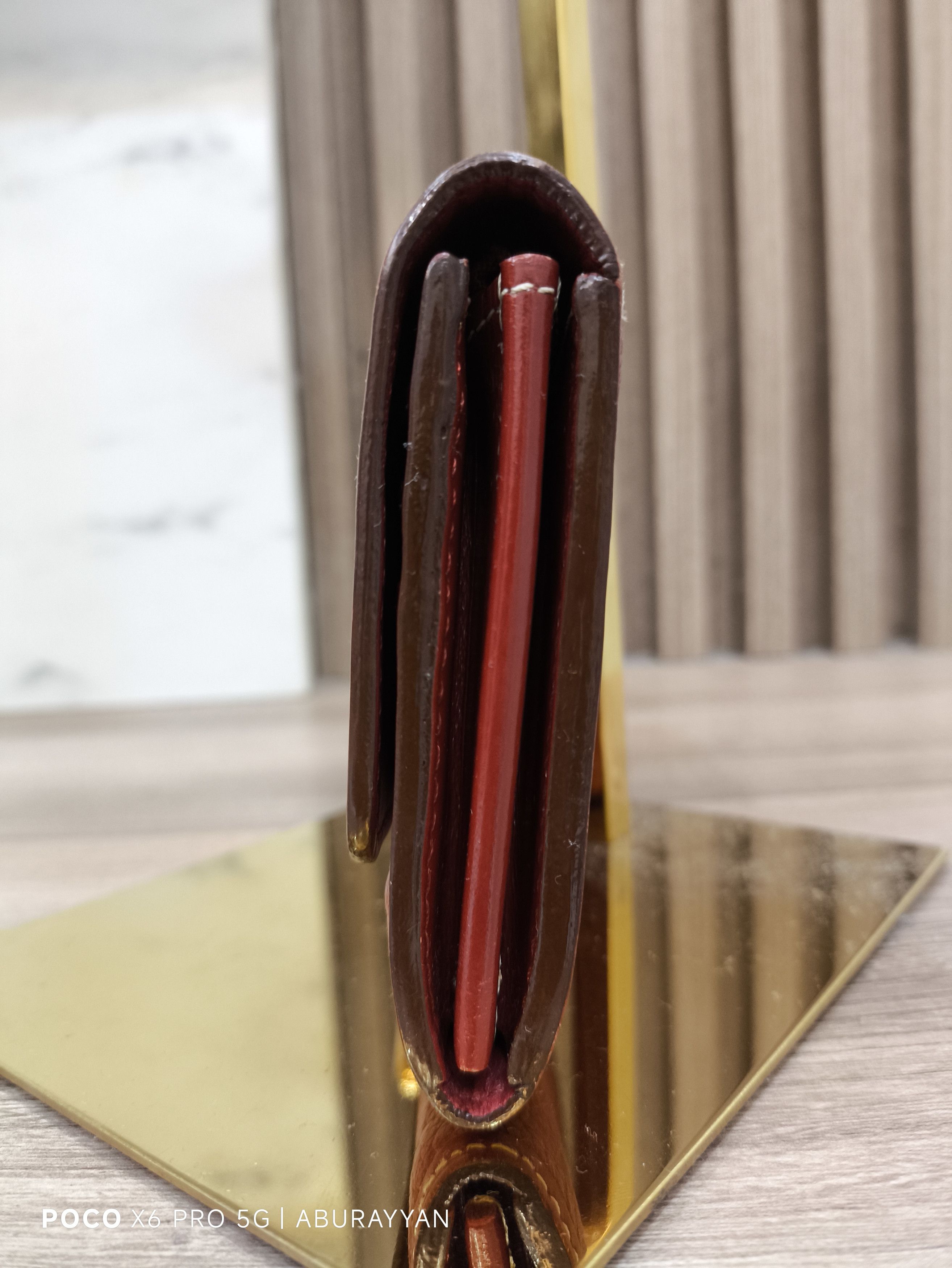 Louis Vuitton Louis Vuitton Suhali Zippered Long Wallet in Tanami Red Size ONE SIZE - 2 Thumbnail