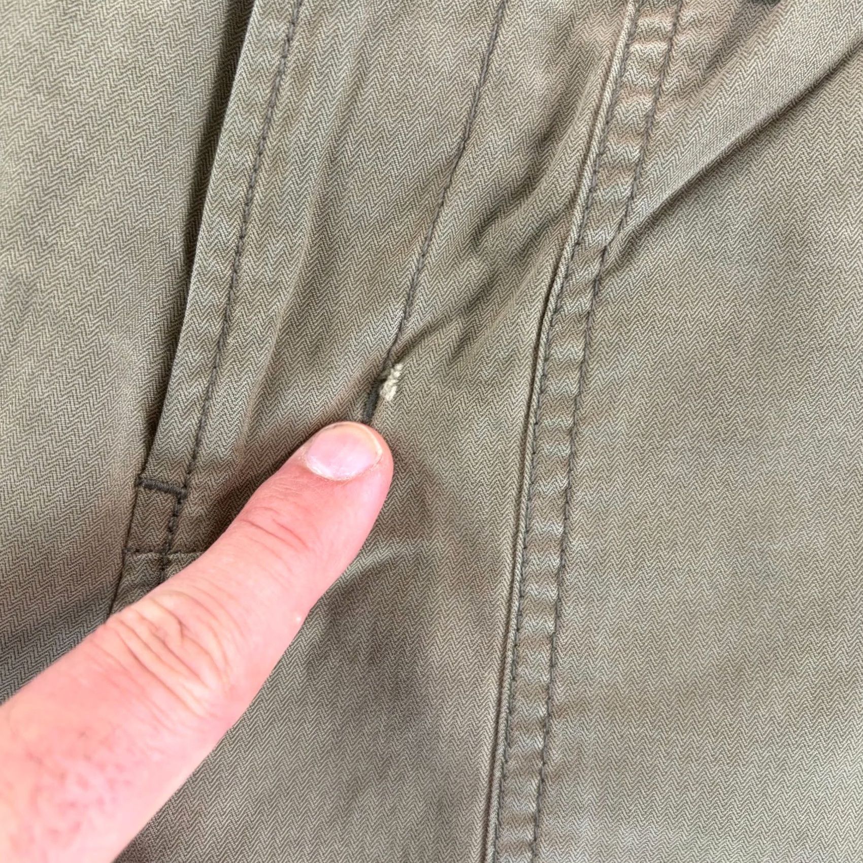 Abercrombie & Fitch Vintage ABERCROMBIE & FITCH AF-5 Cargo Tactical Pants in Army Green Women 2 Size 26" / US 2 / IT 38 - 4 Thumbnail