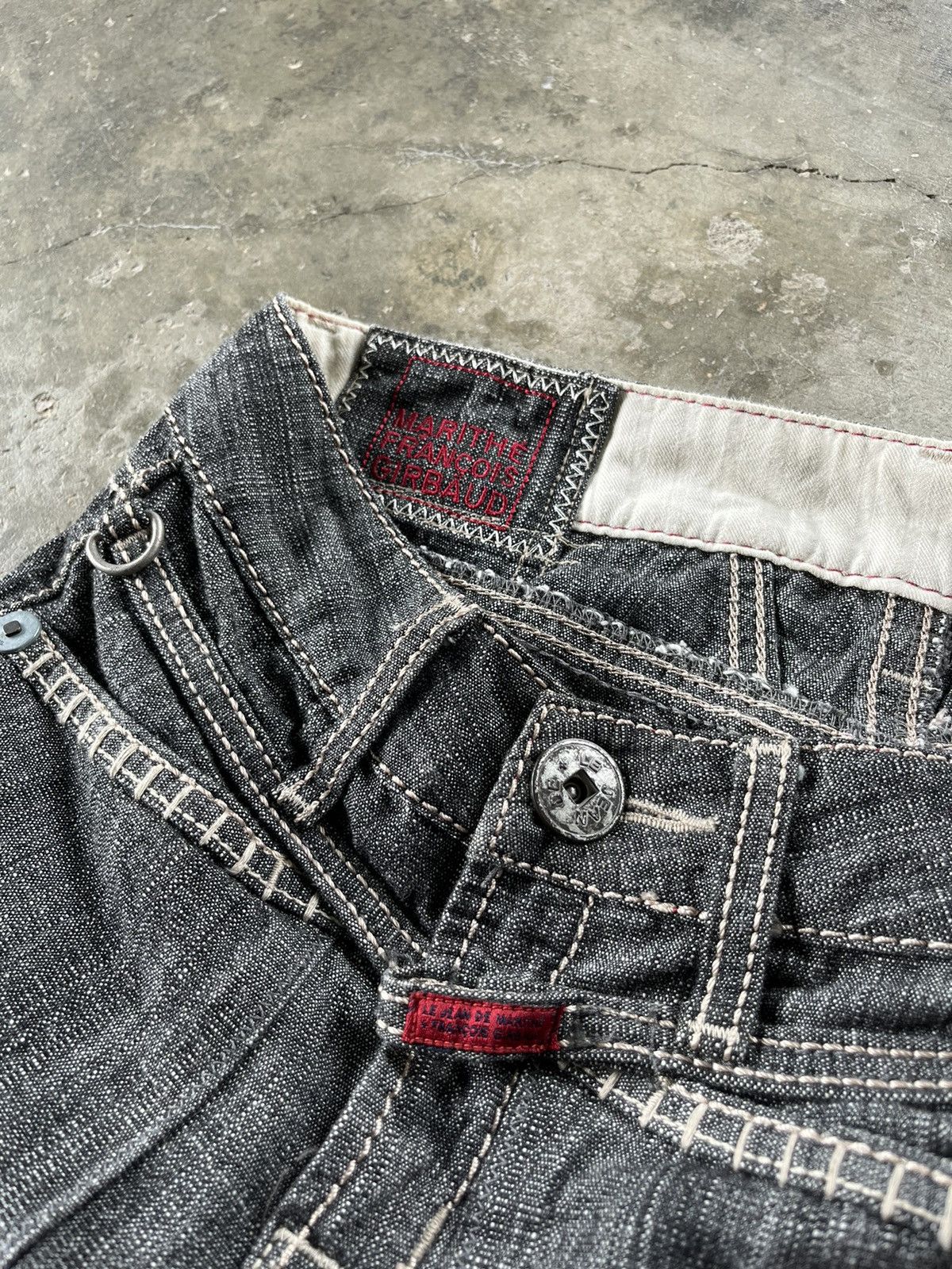 Designer × Marithe + Francois Girbaud Marithe Francois Girbaud Denim Punk Jeans Size US 29 - 8 Thumbnail