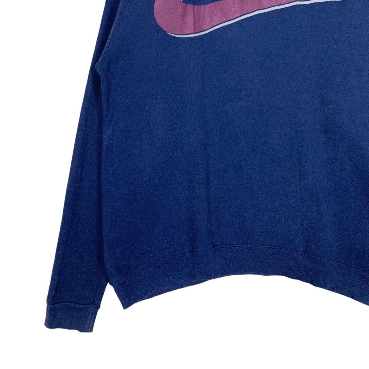Nike NIKE Big Swoosh Logo Sweatshirt Made in Usa #1386-C63 Size US M / EU 48-50 / 2 - 3 Thumbnail