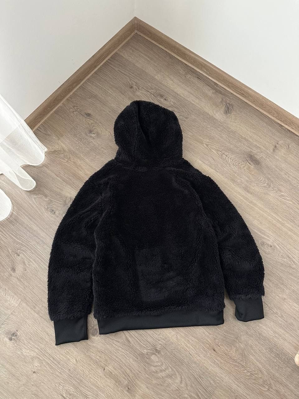 Nike × Nike ACG × Vintage Vintage Nike Sherpa Black Ninja Fleece Hoodie Size M / US 6-8 / IT 42-44 - 12 Thumbnail