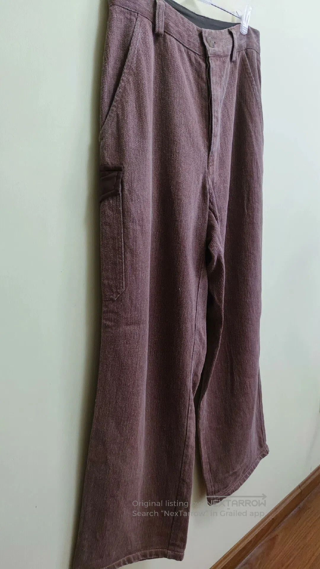 Nanushka Vintage Maple Red Linen Pants for Men. Size US 32 / EU 48 - 4 Thumbnail