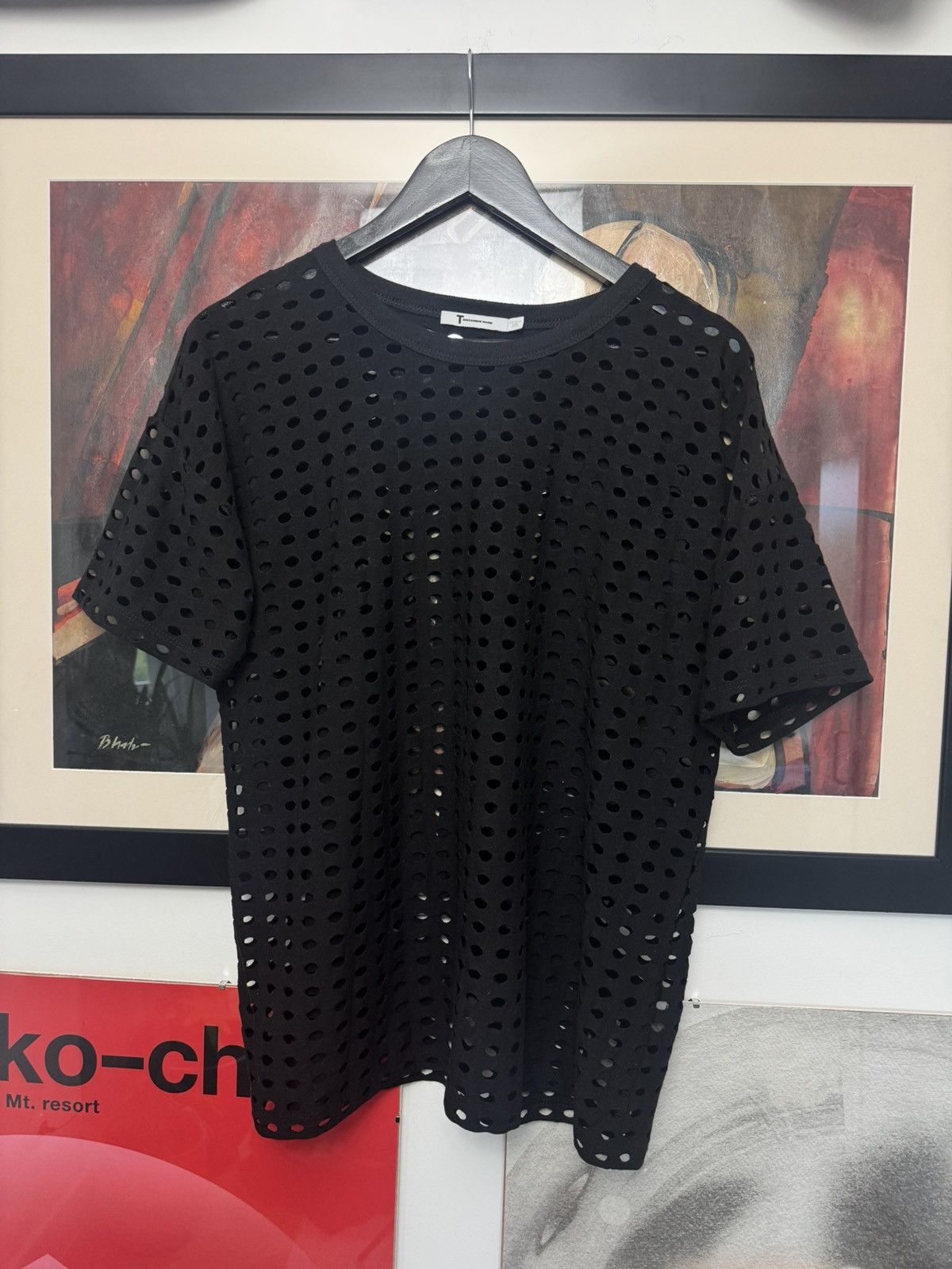 Alexander Wang Alexander Wang Oversize Transparent Designer Tee Streetwear Size US M / EU 48-50 / 2 - 1 Thumbnail