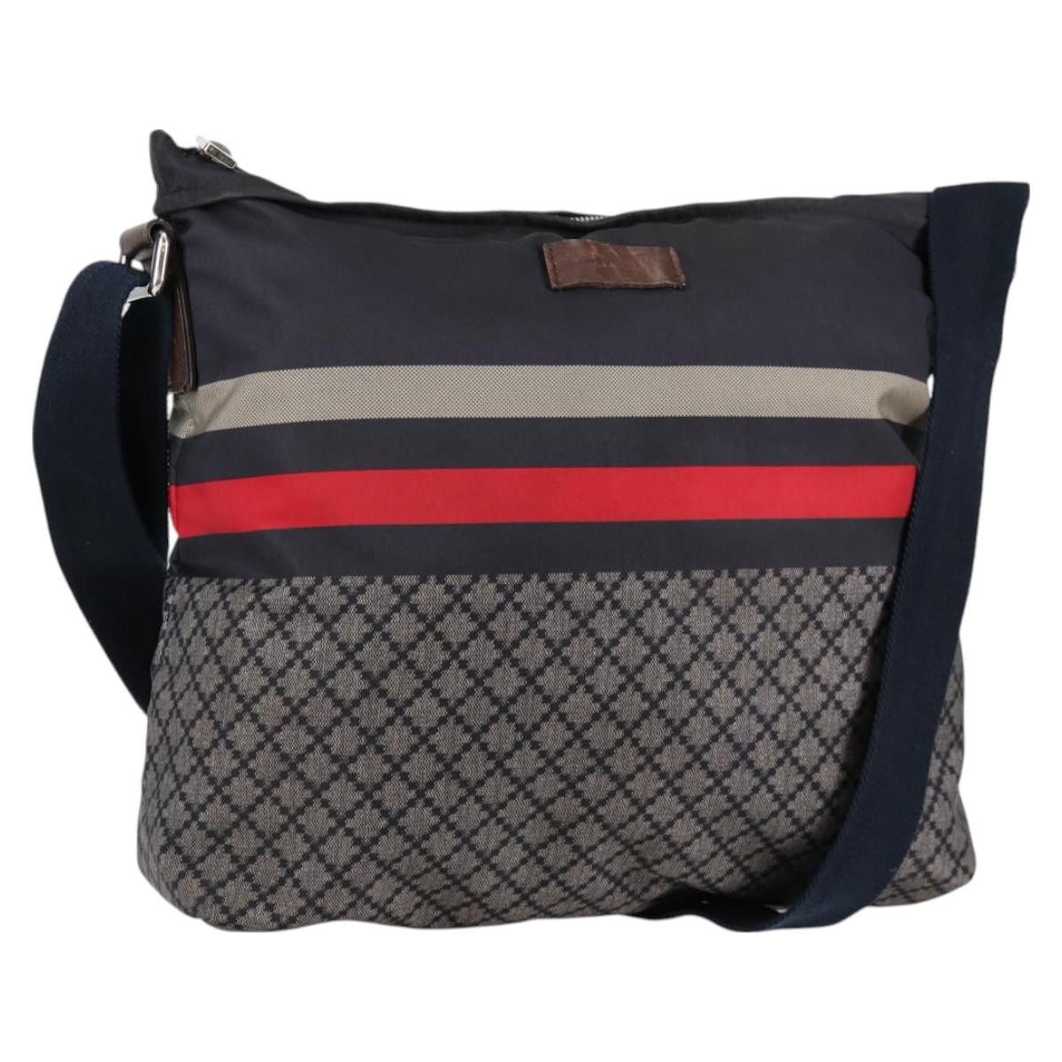 Gucci GUCCI Shoulder Bag Nylon Navy Silver Size ONE SIZE - 1 Thumbnail