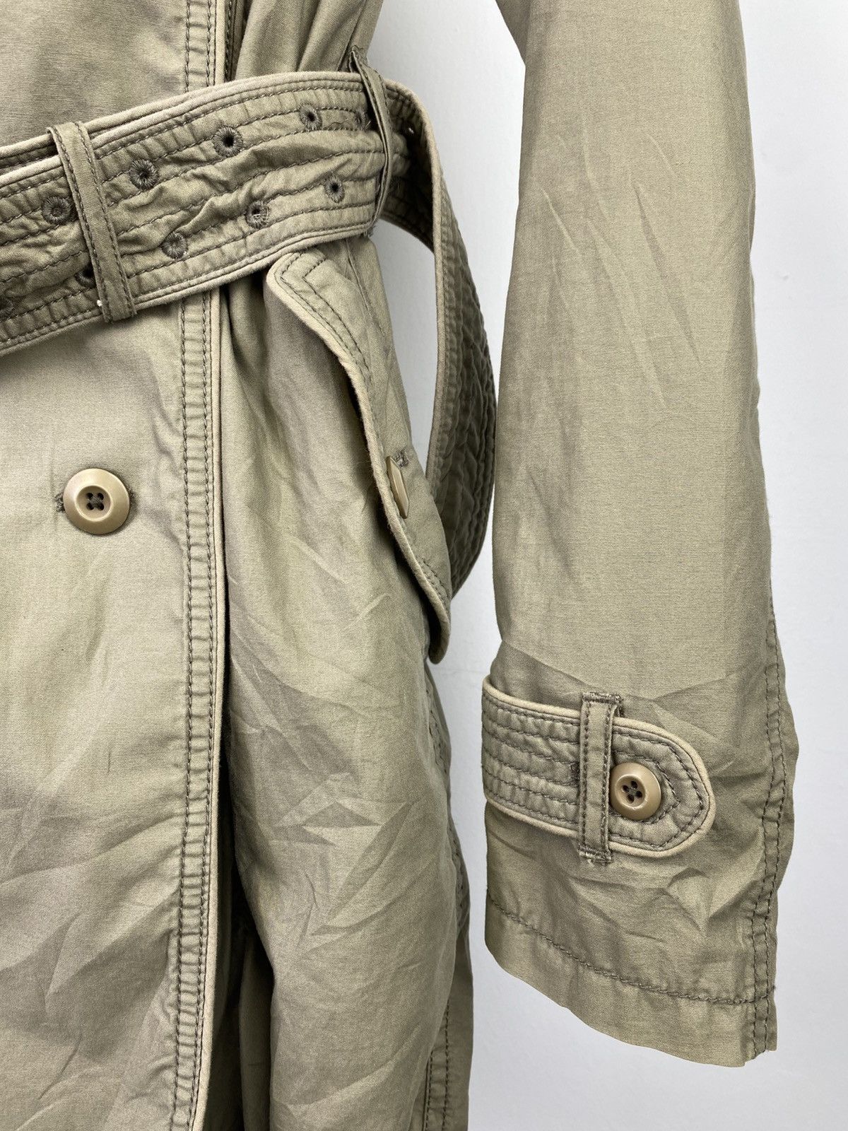GOA 2000's GOA Double Breast Belted Half Trench Coat Size M / US 6-8 / IT 42-44 - 4 Thumbnail