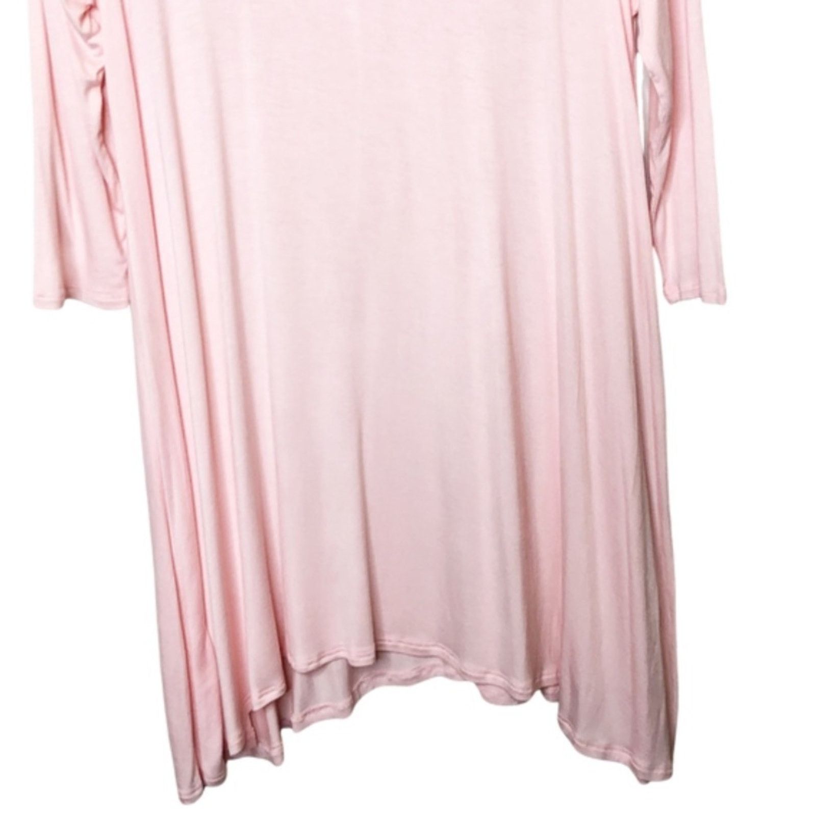 Other Love In 3/4 Sleeve Light Powder Pink Oversized Blouse Size M / US 6-8 / IT 42-44 - 2 Thumbnail