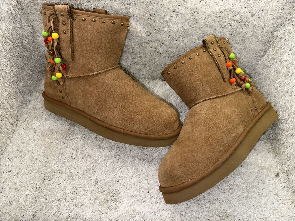 Other ONEONE NINENINE PARIS Bazo Surfer Beaded Boots Size US 12 / EU 45 - 1 Thumbnail