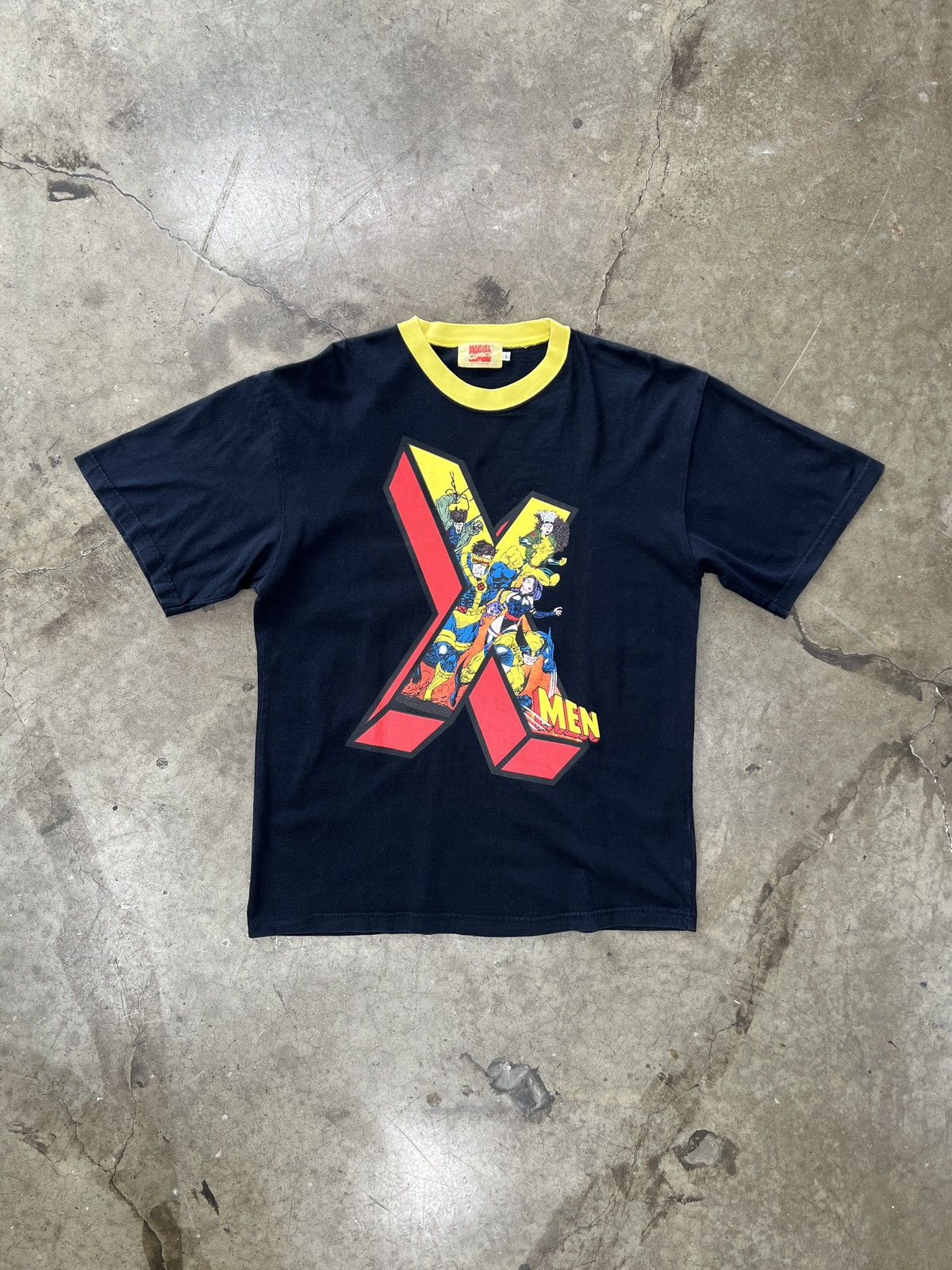 Marvel Comics Vintage X-Men Marvel Comics Wolverine Cyclops Ringer Large Size US L / EU 52-54 / 3 - 2 Thumbnail