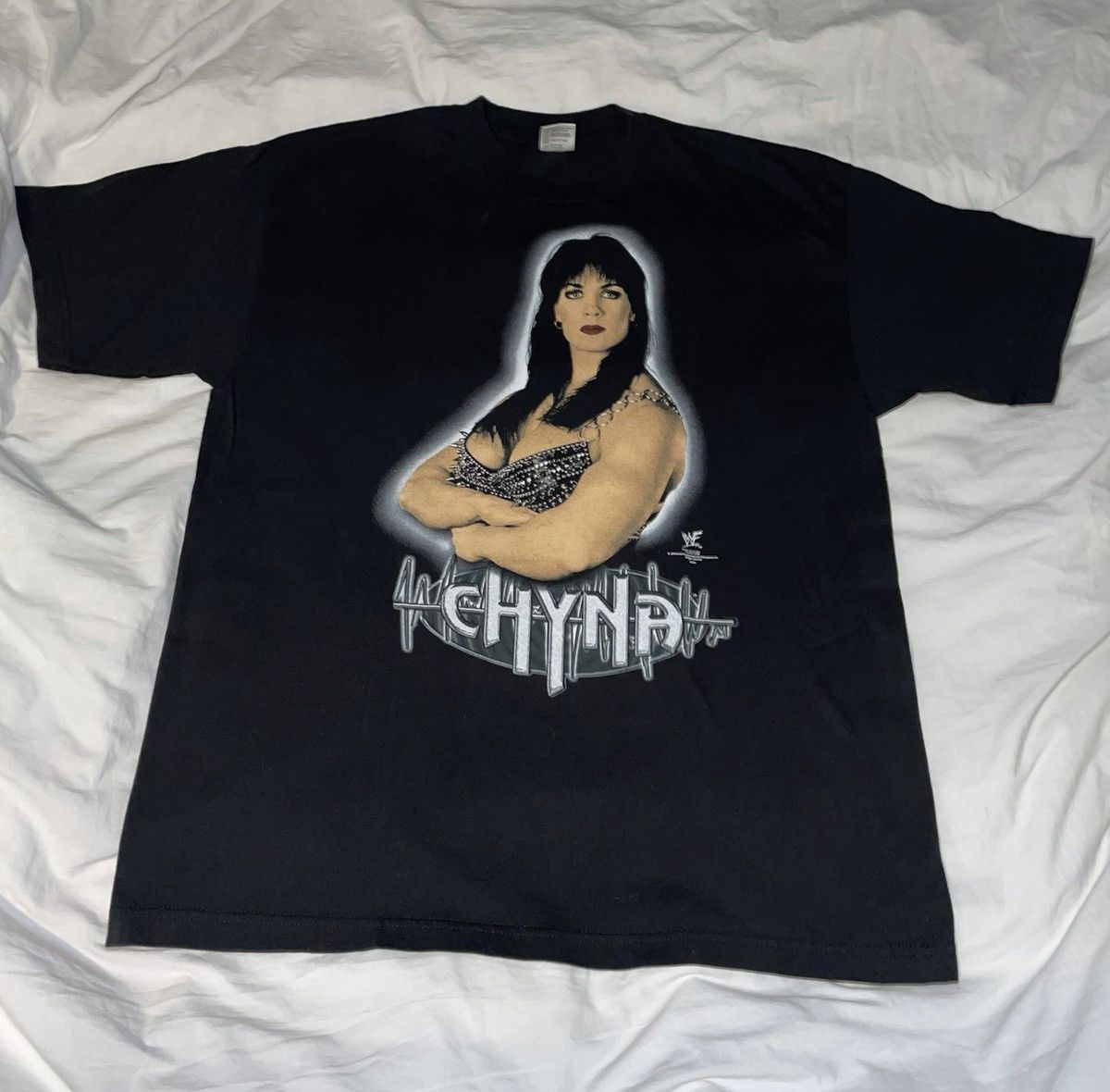 Vintage × WWE × WWF WWF Chyna 9th Wonder of the world T-shirt Size US XL / EU 56 / 4 - 1 Thumbnail