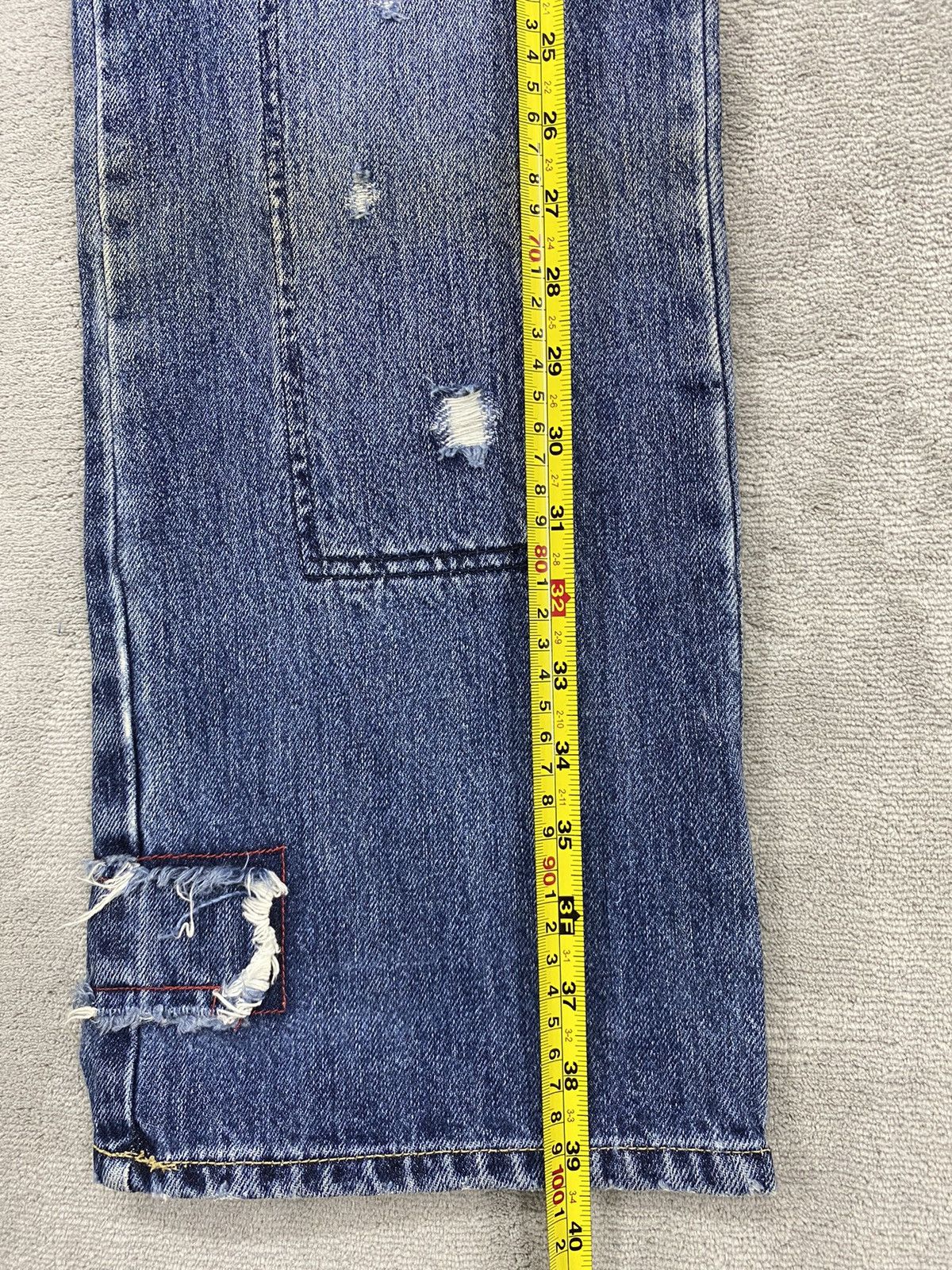 Japanese Brand INTERNATIONAL WORLD JEANS JAPANESE BRAND & PEACE PATCHWORK Size US 30 / EU 46 - 15 Thumbnail