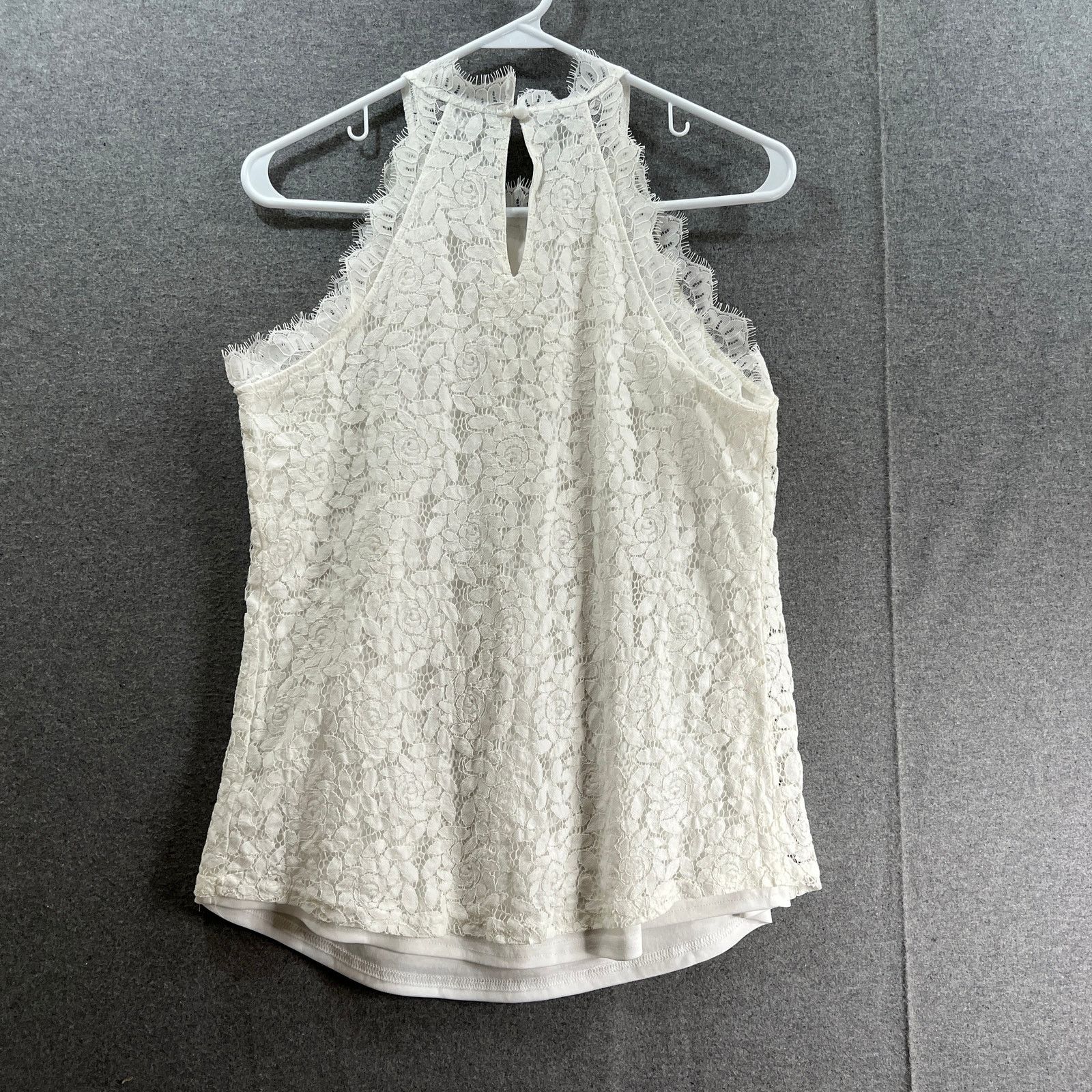 Other Berryou White Lace Shirt Women Medium Top Ladies Size M / US 6-8 / IT 42-44 - 2 Thumbnail