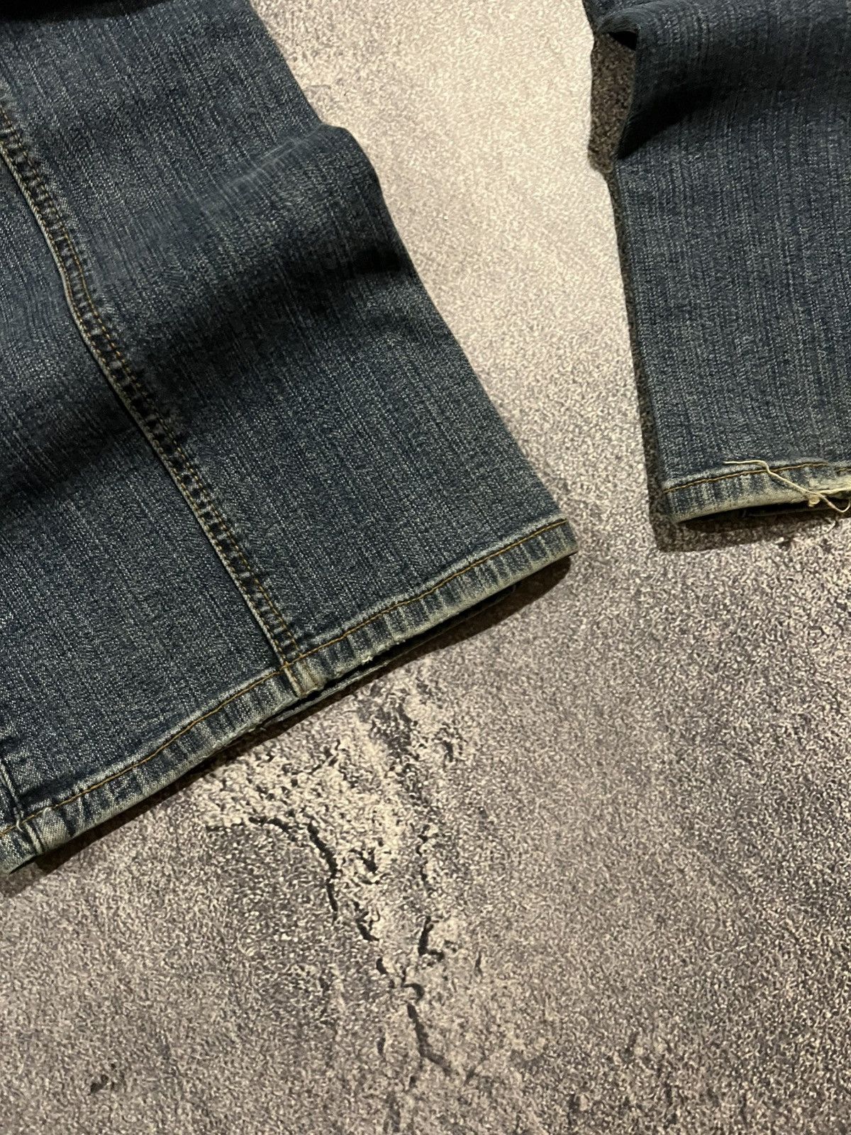 Vintage If Six Was Nine Style Jeans Skinny Flared / Archive Drip 90s Size US 32 / EU 48 - 5 Thumbnail