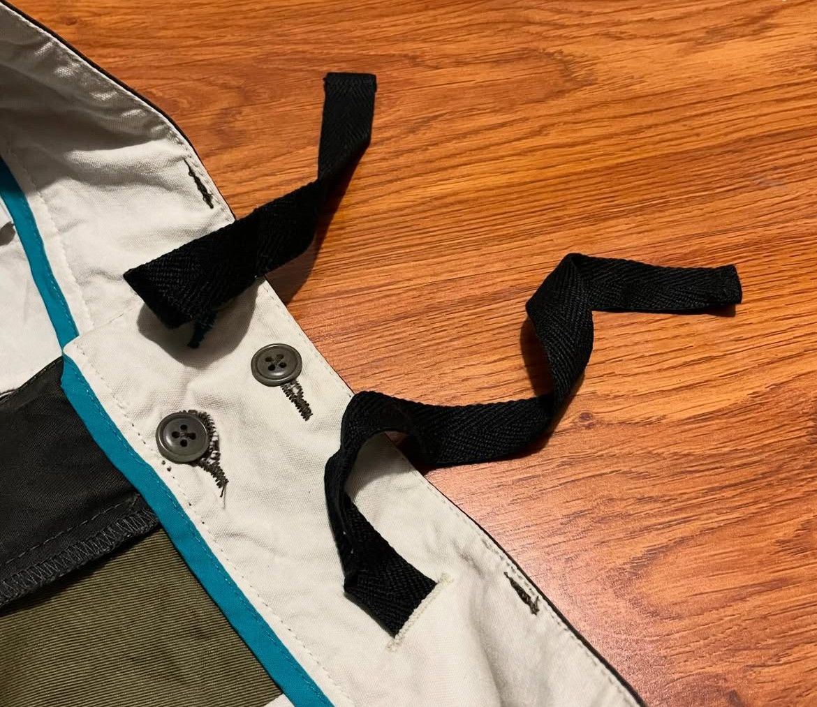If Six Was Nine 2000s R Newbold Japanese Camo Bondage Cargo y2k Lgb Size US 34 / EU 50 - 8 Thumbnail