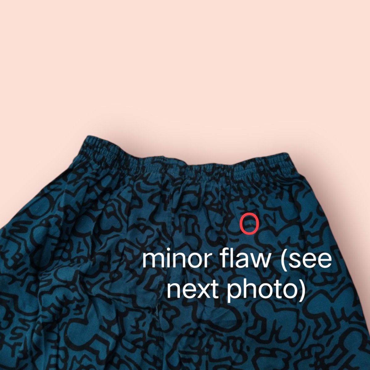 Japanese Brand × Keith Haring × Uniqlo VINTAGE KEITH HARING X UNIQLO FULLPRINT SLEEPWEAR CROP PANTS Size US 30 / EU 46 - 14 Thumbnail