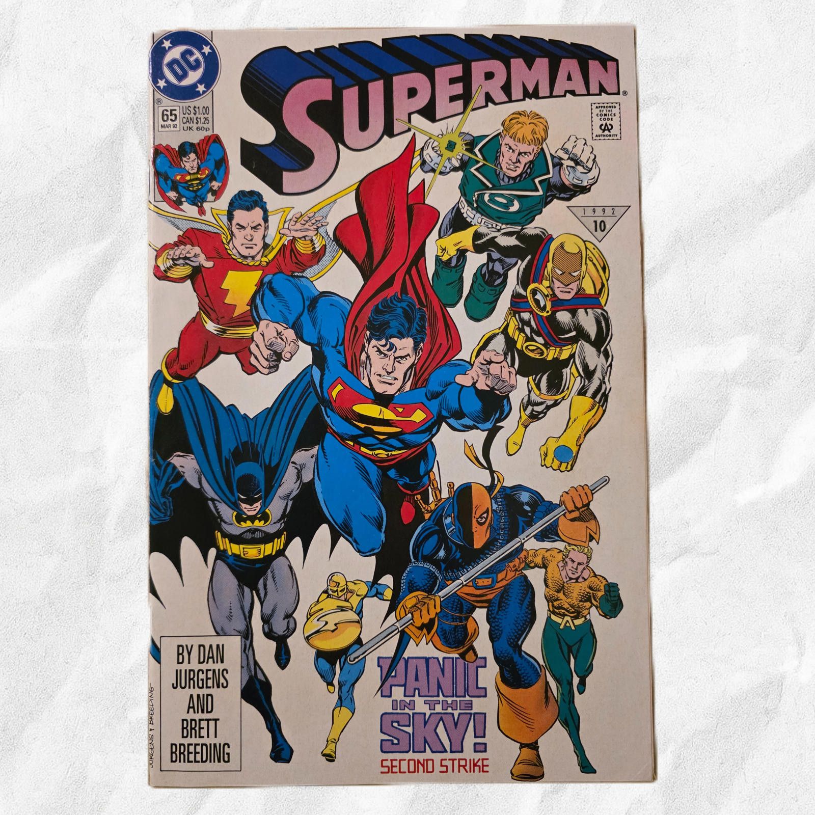 DC Comics Superman #65 1992 VF Panic in the Sky DC Classic Comic (C) Size ONE SIZE - 1 Thumbnail