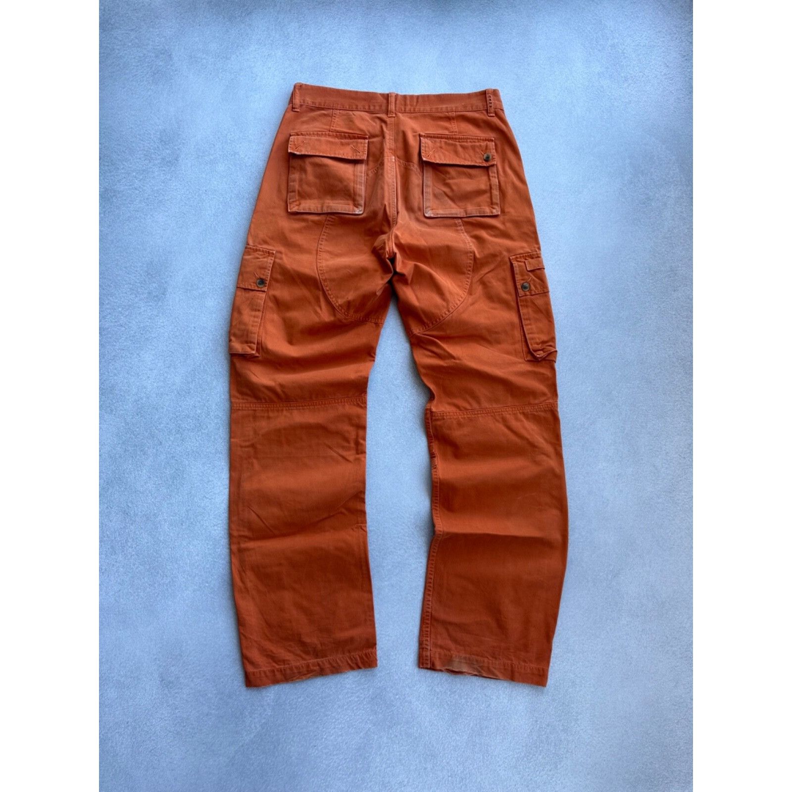 Gant VTG Gant Orange Distressed Sophomore Cargo Pants Size US 32 / EU 48 - 9 Thumbnail