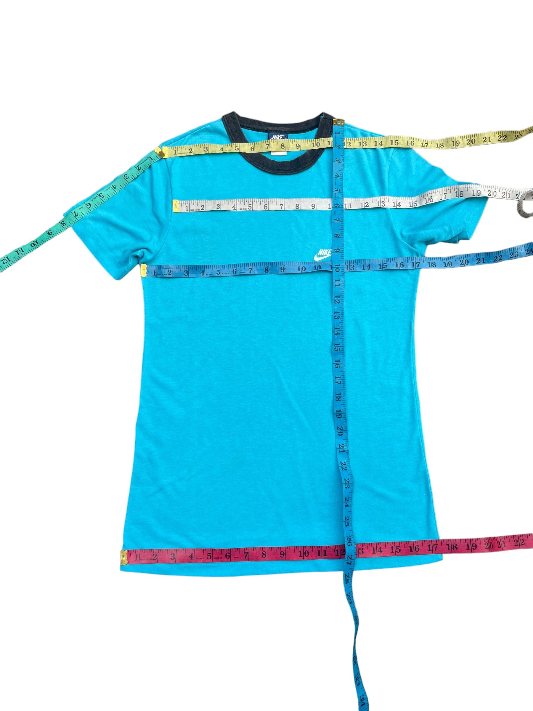 Nike Vintage 80's Nike Blue Tag Ringger Tshirt Size US S / EU 44-46 / 1 - 7 Thumbnail