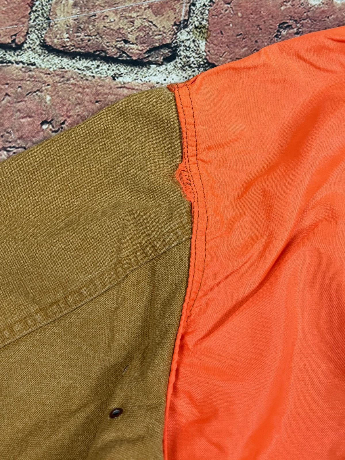 SafTbak Vintage SafTBak Hunting Jacket Brown Orange Canvas Game Size US L / EU 52-54 / 3 - 12 Thumbnail