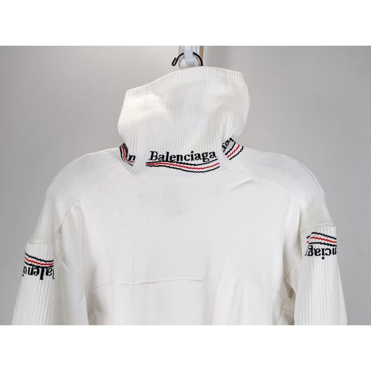 Balenciaga o1rshd1 Socks Jumper Political Tennis Socks in White Size US S / EU 44-46 / 1 - 7 Thumbnail