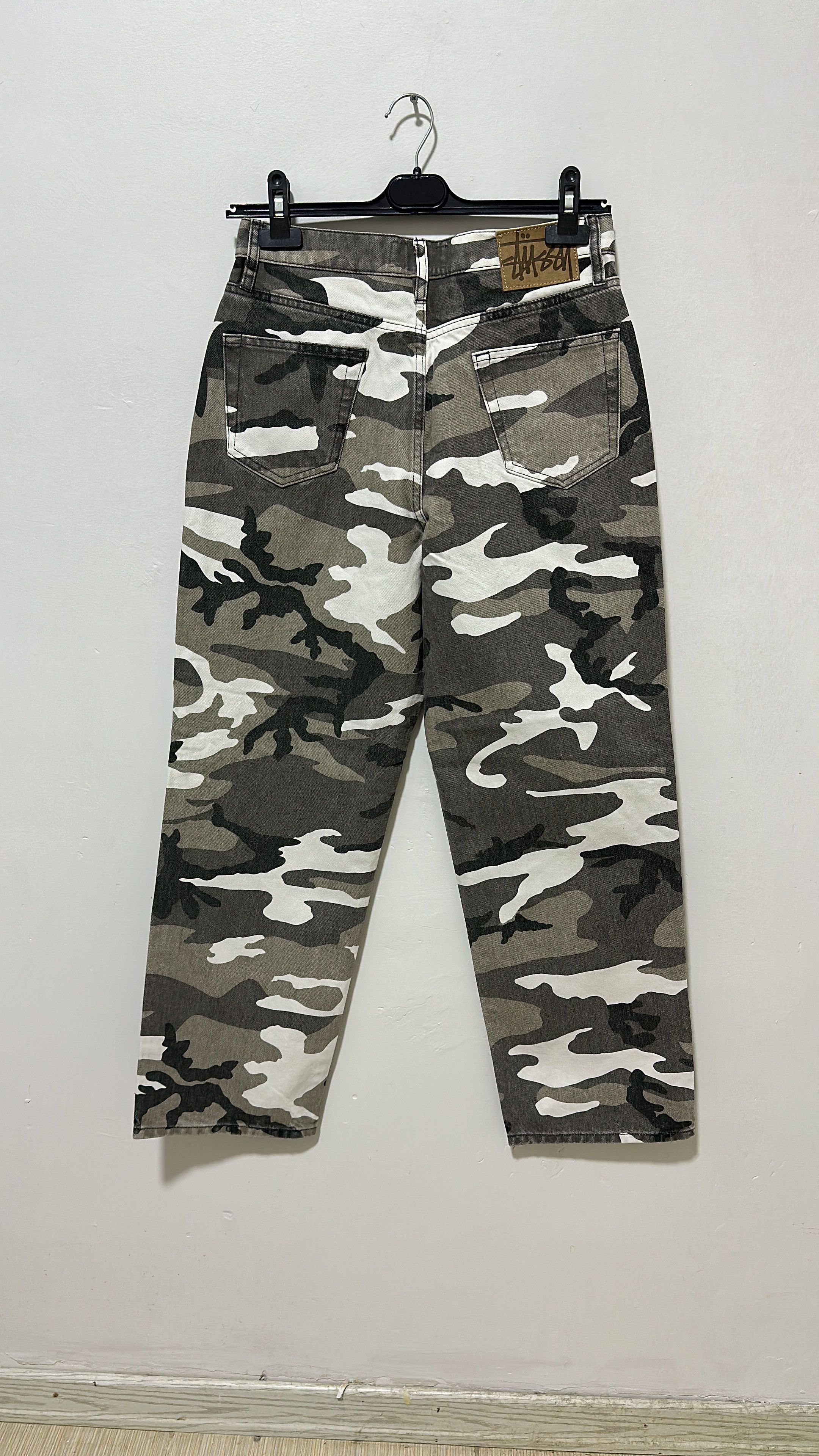 Stussy Stussy Snow Camo Big Ol Jeans Size 28 Size US 28 / EU 44 - 2 Thumbnail