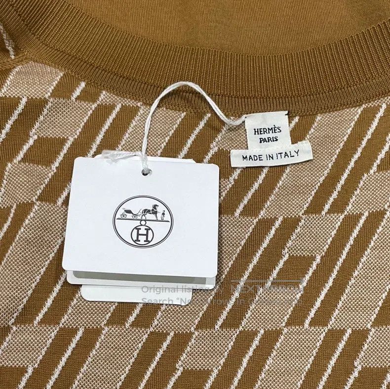 Hermes Hermes Caramel cardigan coat, reversible design, one side Size XS / US 0-2 / IT 36-38 - 5 Thumbnail
