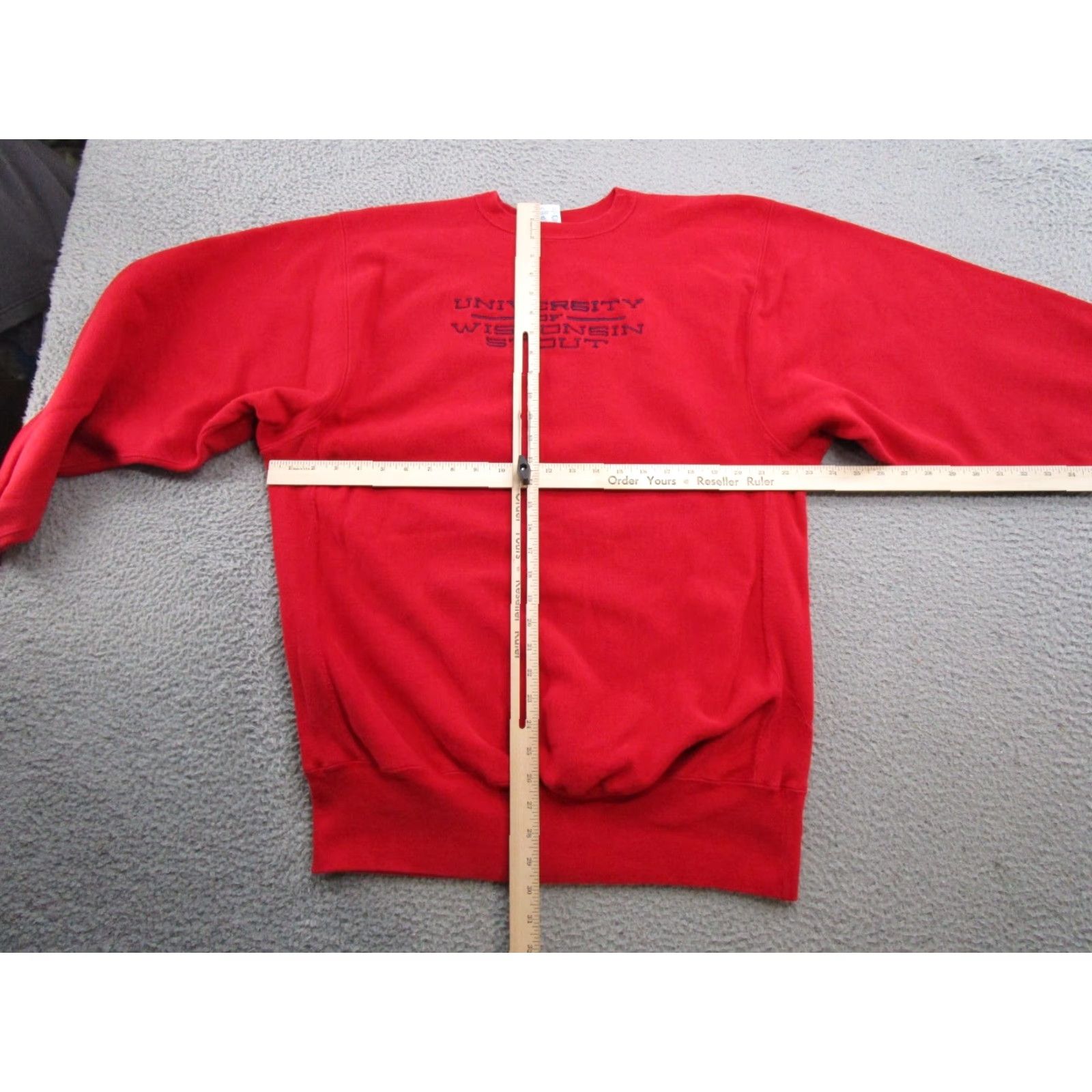 Champion VINTAGE Champion Reverse Weave Sweatshirt Men 2XL Red Reversible Sports Pullover Size US XXL / EU 58 / 5 - 4 Thumbnail
