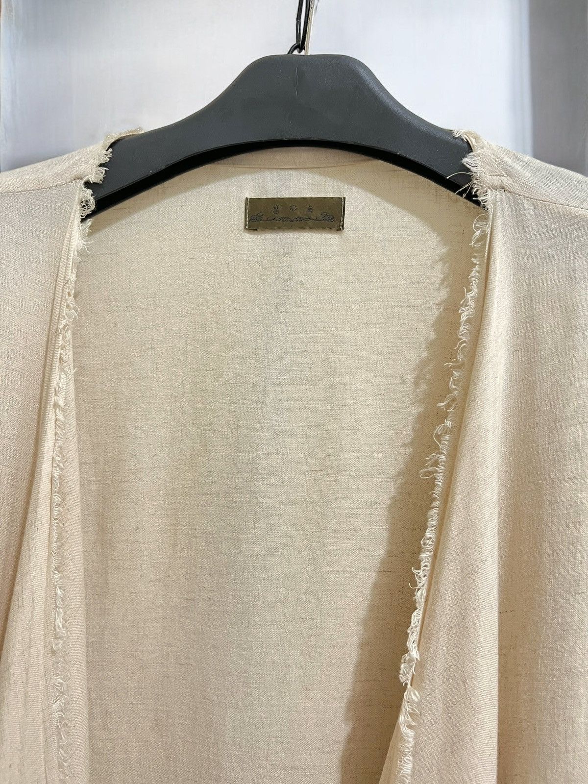 If Six Was Nine Vintage GOA long cardigan linen Size US M / EU 48-50 / 2 - 5 Thumbnail
