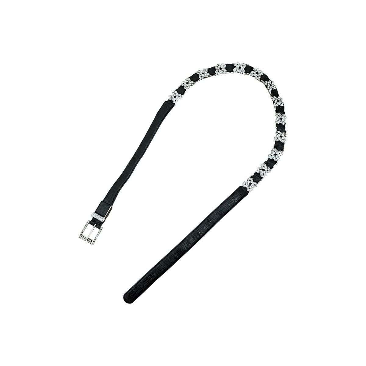 If Six Was Nine × Japanese Brand × Le Grande Bleu (L.G.B.) Black crystal ornament belt Size ONE SIZE - 1 Thumbnail