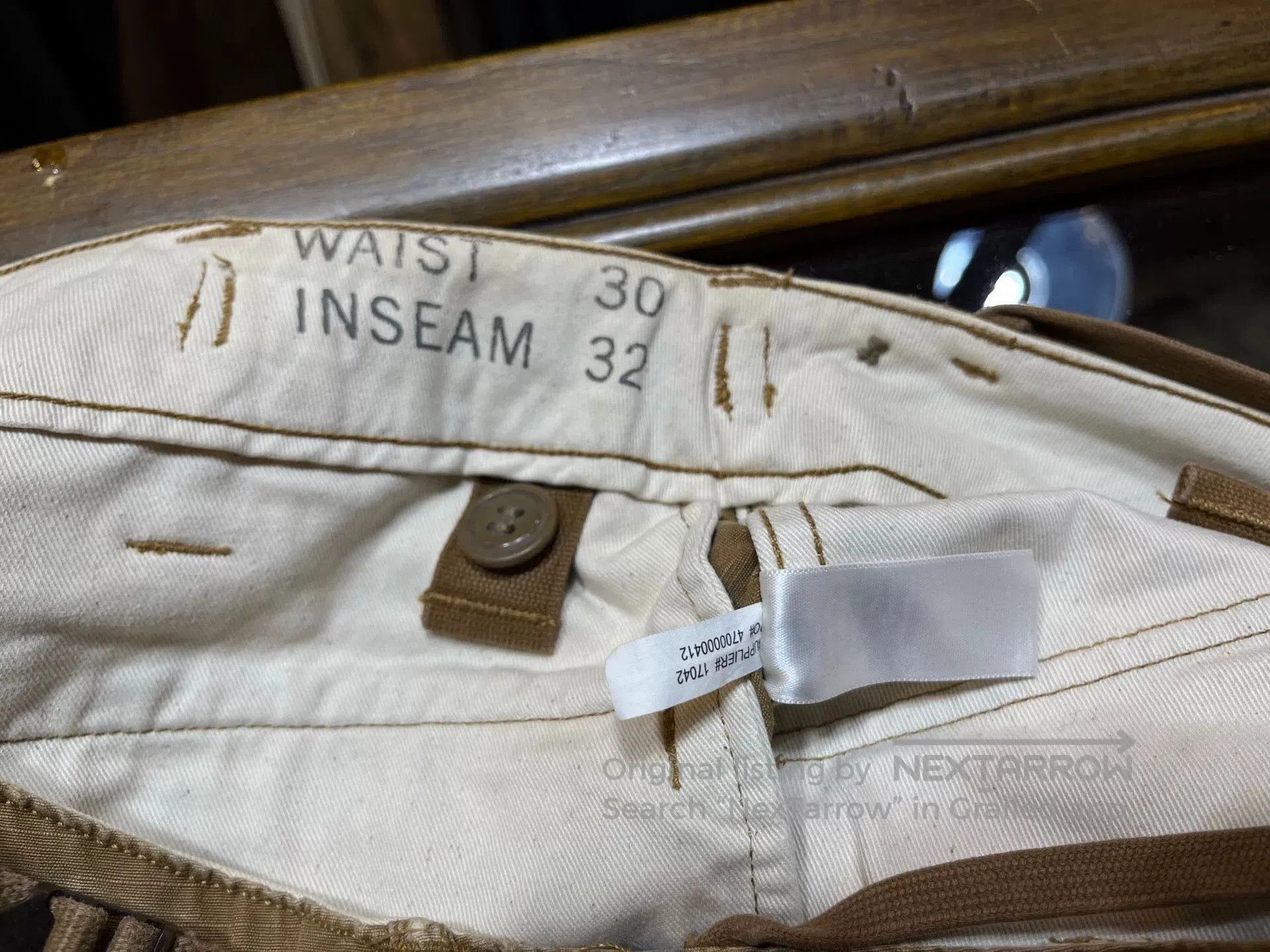 RRL Ralph Lauren RRL Casual Work Pants by Ralph Lauren. Size US 30 / EU 46 - 4 Thumbnail