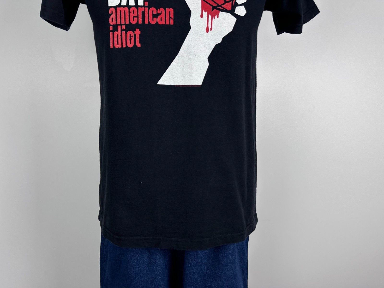 Fruit Of The Loom Vintage Green Day American Idiot 2004 T-shirt Black Size US S / EU 44-46 / 1 - 3 Thumbnail