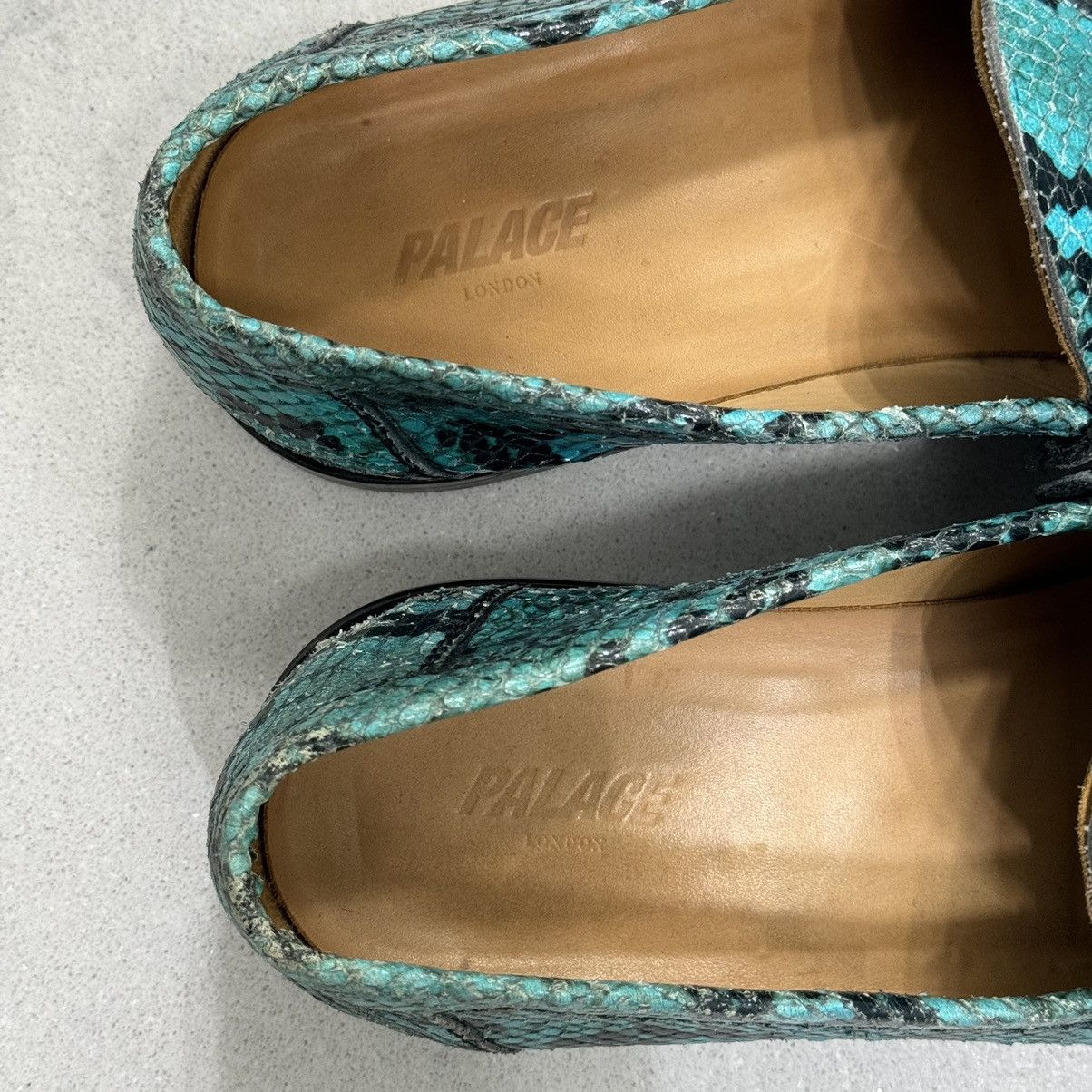 Palace Blue snakeskin palace loafers 2018 Size US 9.5 / EU 42-43 - 10 Thumbnail