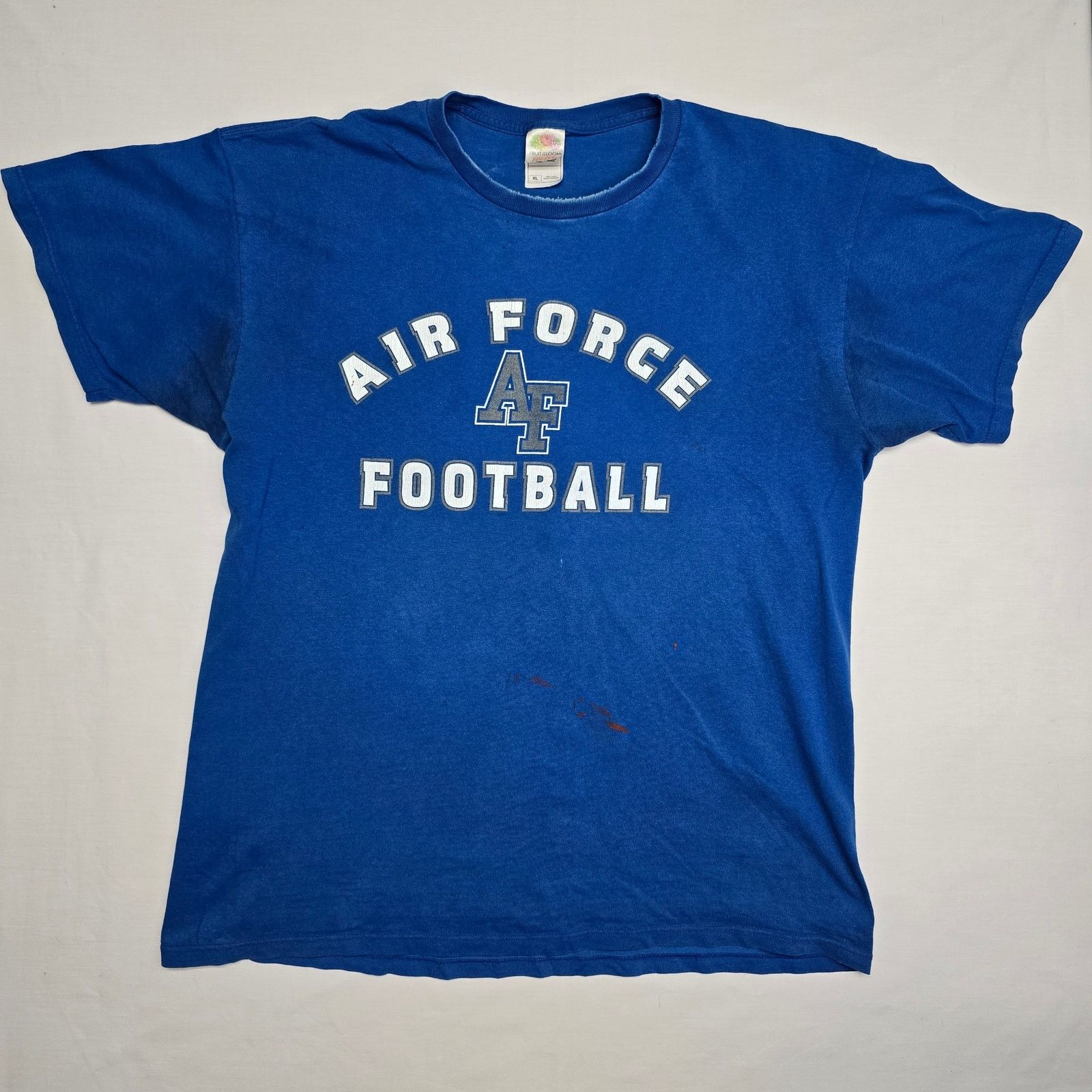 Fruit Of The Loom USAF Airforce Foorball XL Blue Coors Light Champs Bar Tee Size US XL / EU 56 / 4 - 1 Thumbnail