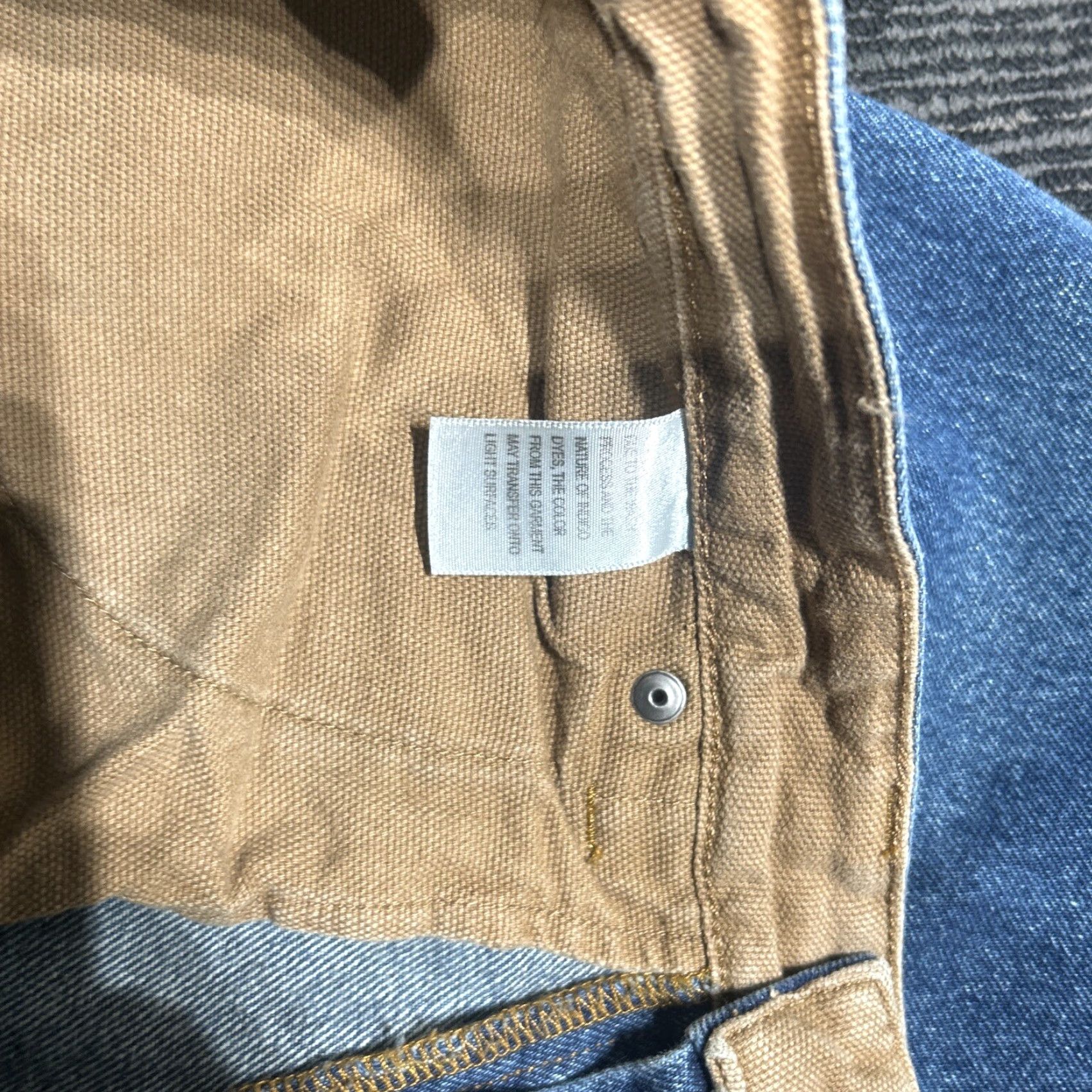 CO Duluth Trading Co Jeans Men 36 Blue Dark Wash Straight Work 36x30 Denim Cotton Relaxed Regular XS? Size US 36 / EU 52 - 6 Thumbnail