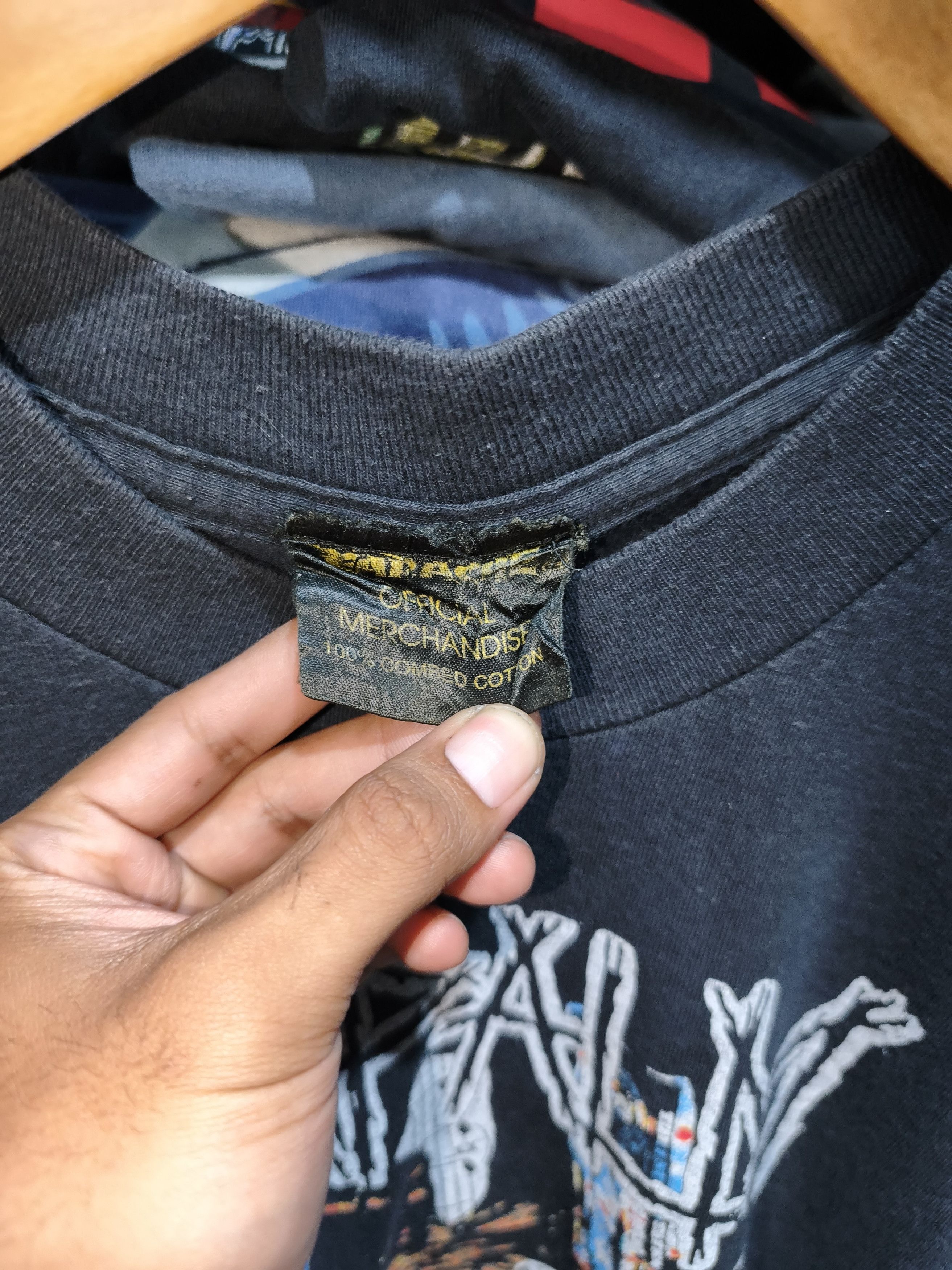 Band Tees Vintage 1991 Napalm Death Longsleeve Brujeria Terrorizer Size US L / EU 52-54 / 3 - 5 Thumbnail