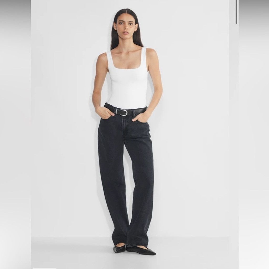 Other BABATON Original Contour Square-neck White Bodysuit L Size L / US 10 / IT 46 - 1 Thumbnail