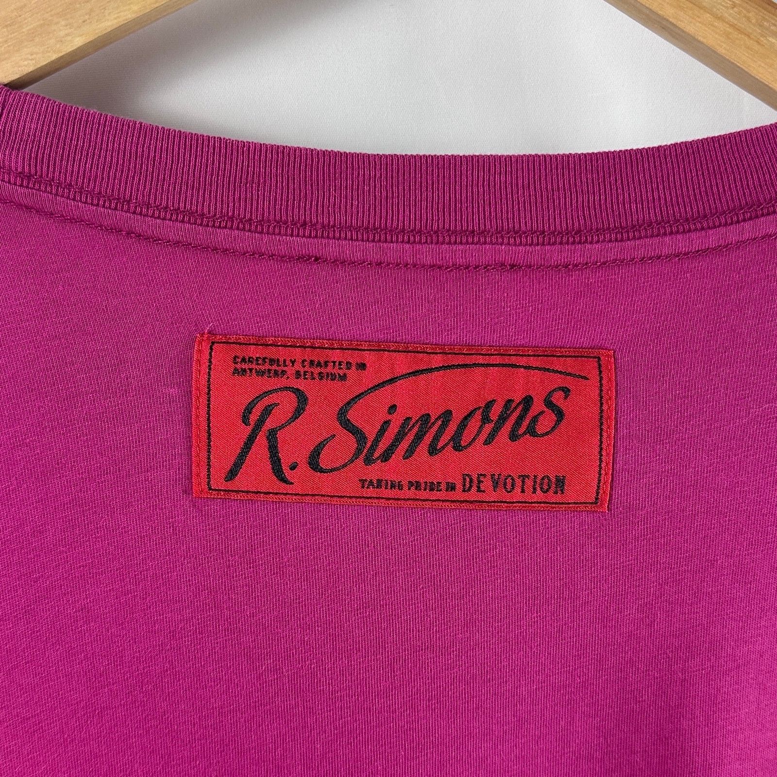 Raf Simons F/W21 Pink Blair Nebraska Tee Size US XL / EU 56 / 4 - 6 Thumbnail