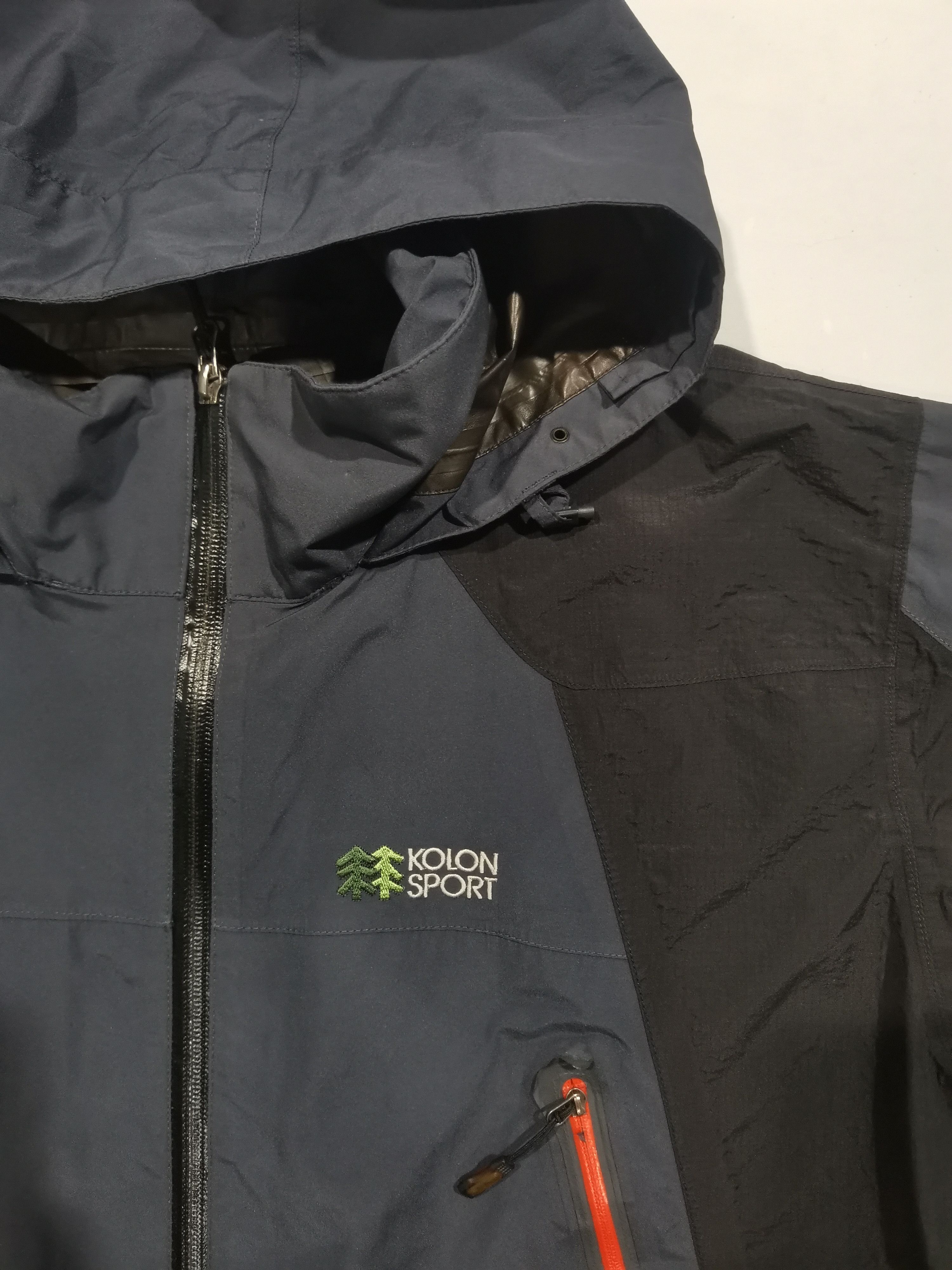 Designer Vintage Kolon Sport Windbreaker Jacket Size US XL / EU 56 / 4 - 2 Thumbnail