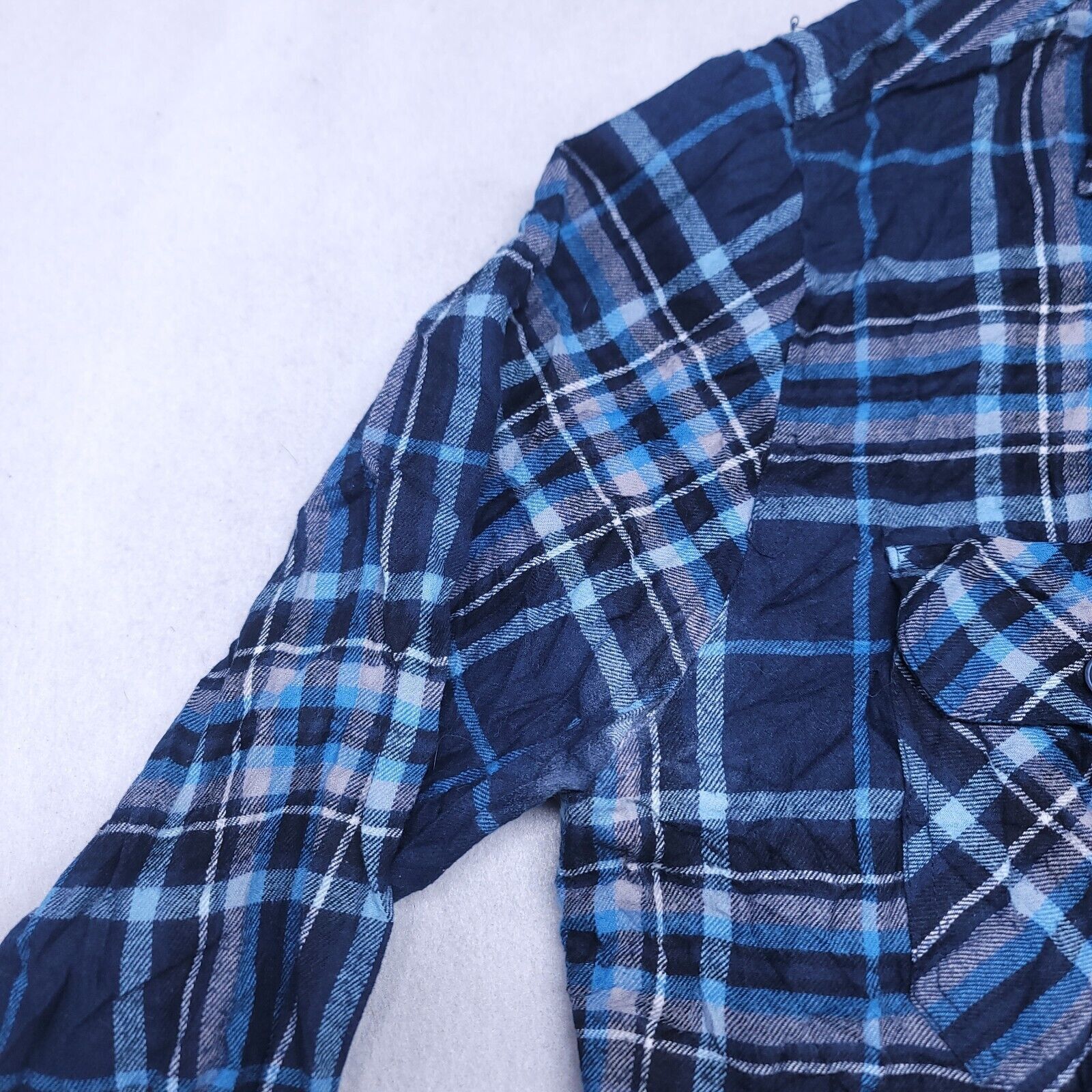Weatherproof Weatherproof Tartan Flannel Shirt Mens Size Large L Blue Red Size US L / EU 52-54 / 3 - 4 Thumbnail