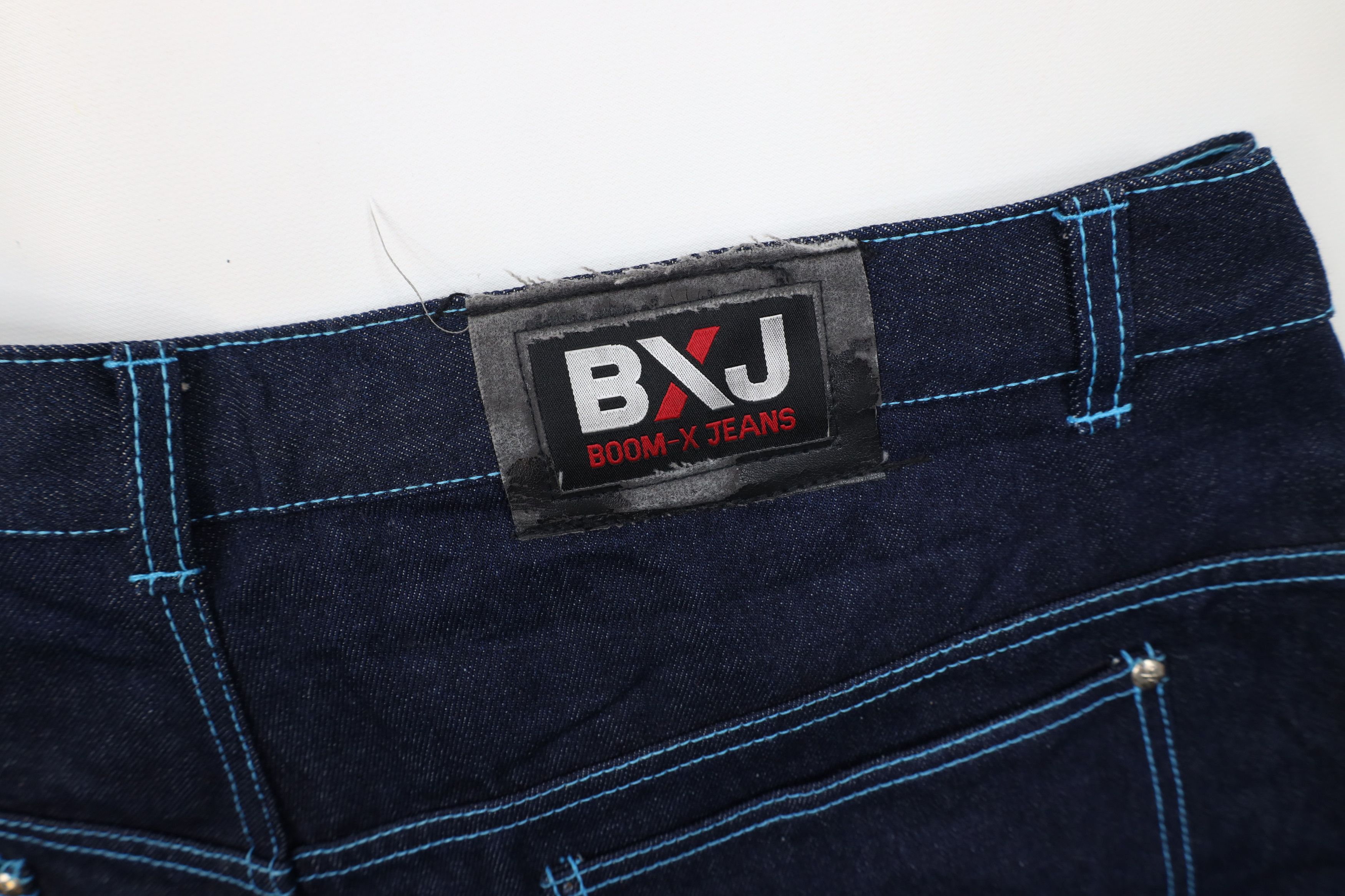 Vintage Vintage 90s Y2K Streetwear Baggy Fit Denim Cargo Shorts Blue Size US 40 / EU 56 - 14 Thumbnail