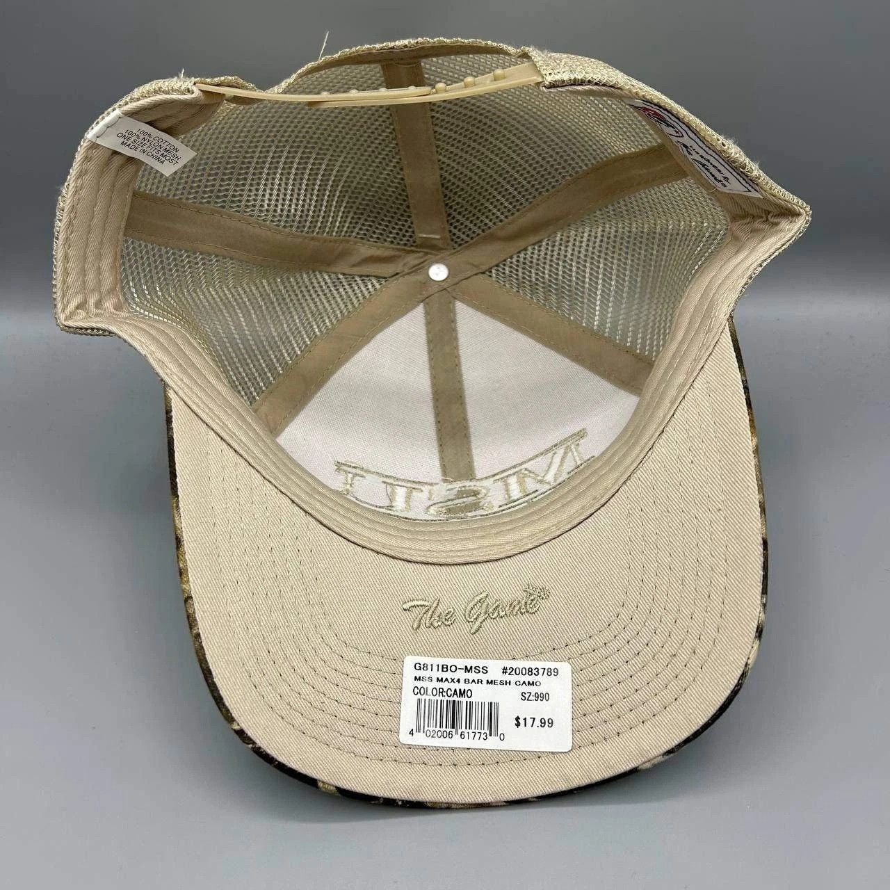 The Game Vintage Mississippi State Bulldogs Trucker Realtree SnapBack Size ONE SIZE - 2 Thumbnail