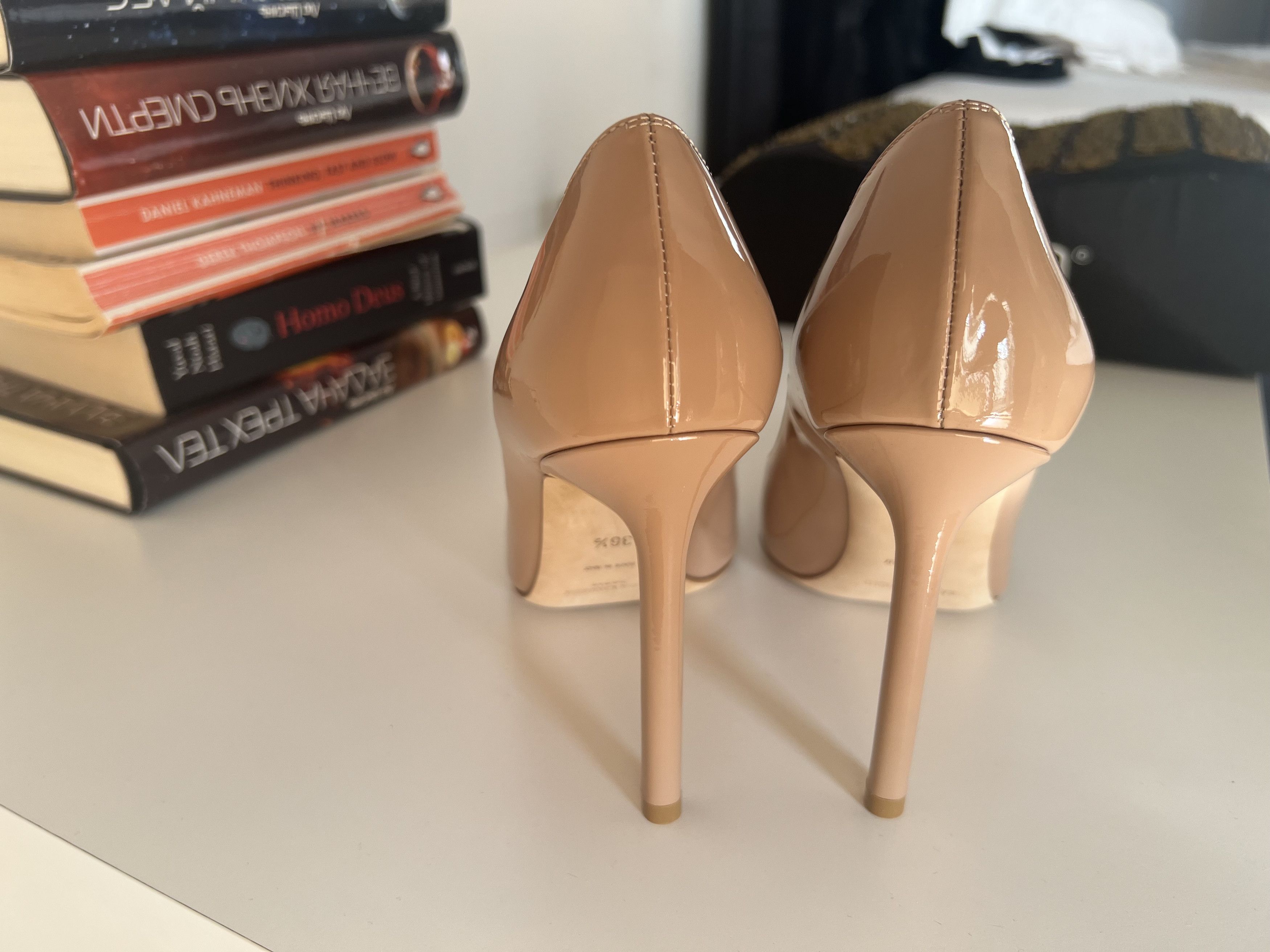 Yves Saint Laurent Classic patent pure beige leather shoes 36,5 Europ size Size US 6 / IT 36 - 2 Thumbnail