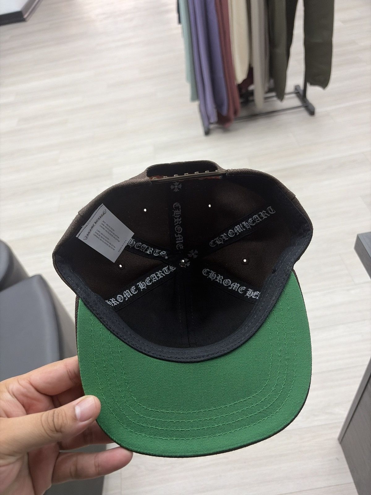 Chrome Hearts Chrome Heart CH Baseball Cap Brown Size ONE SIZE - 2 Thumbnail