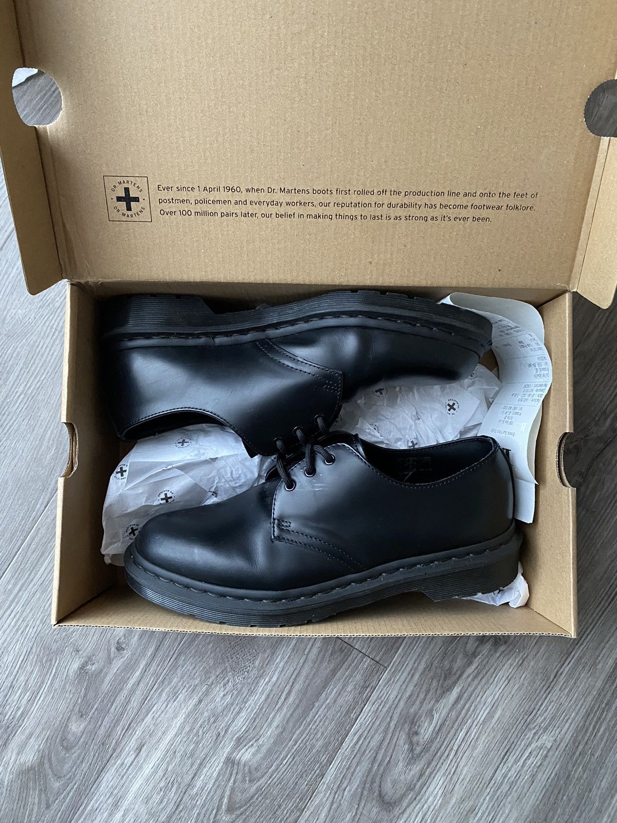 image of Dr Martens Black Dr.martens Shoes, Men's (Size 8)