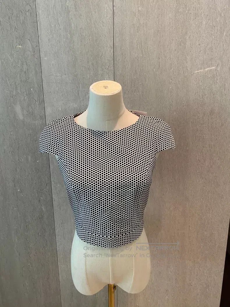 Chanel Chanel 19 Early Spring Cruise Series Poldot Top Size XXS / US 00 / IT 34 - 1 Thumbnail