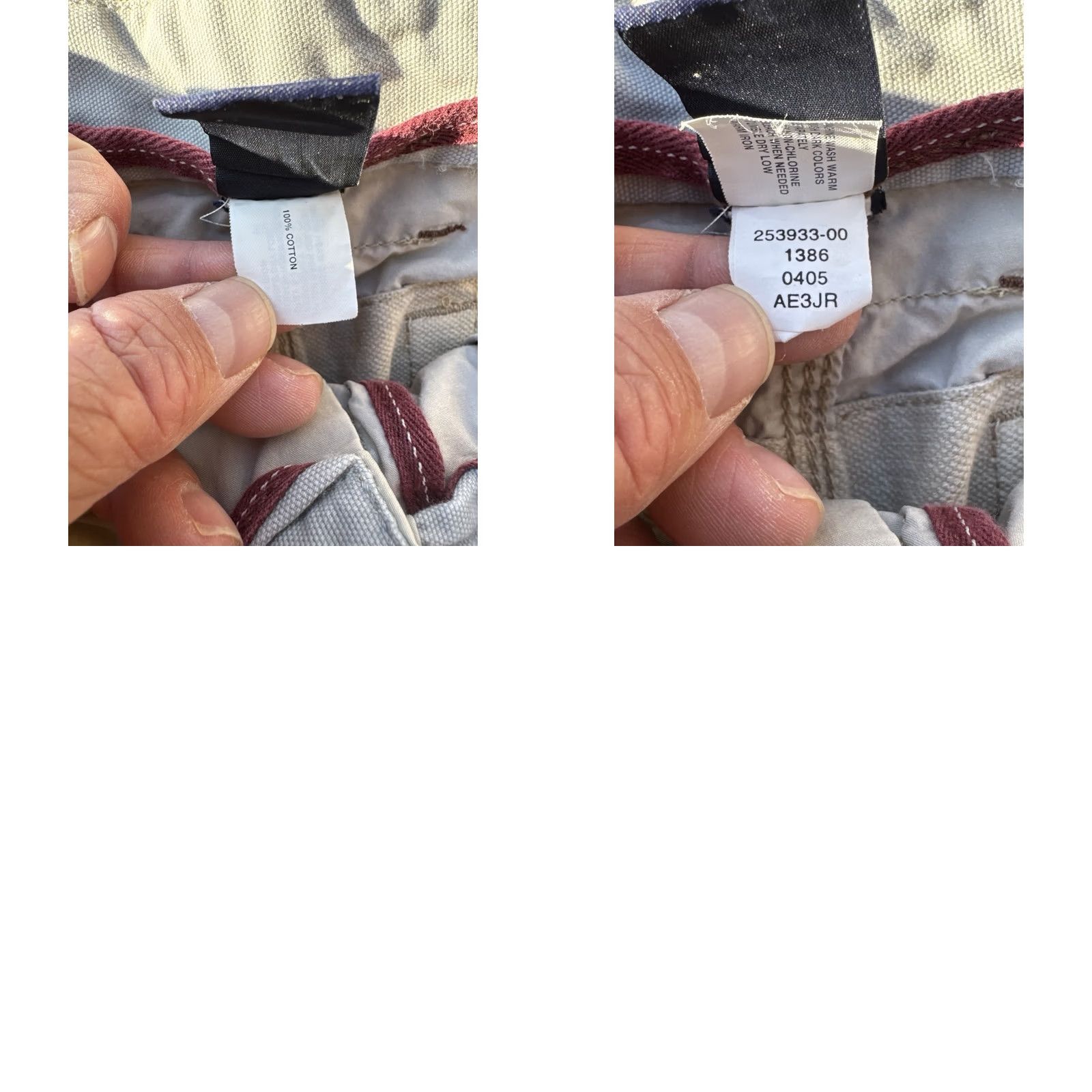 Gap Vintage Gap Cargo Tech Pants Mens 35x32 Khaki Multi Pocket Gorpcore Pants Size US 35 - 9 Thumbnail