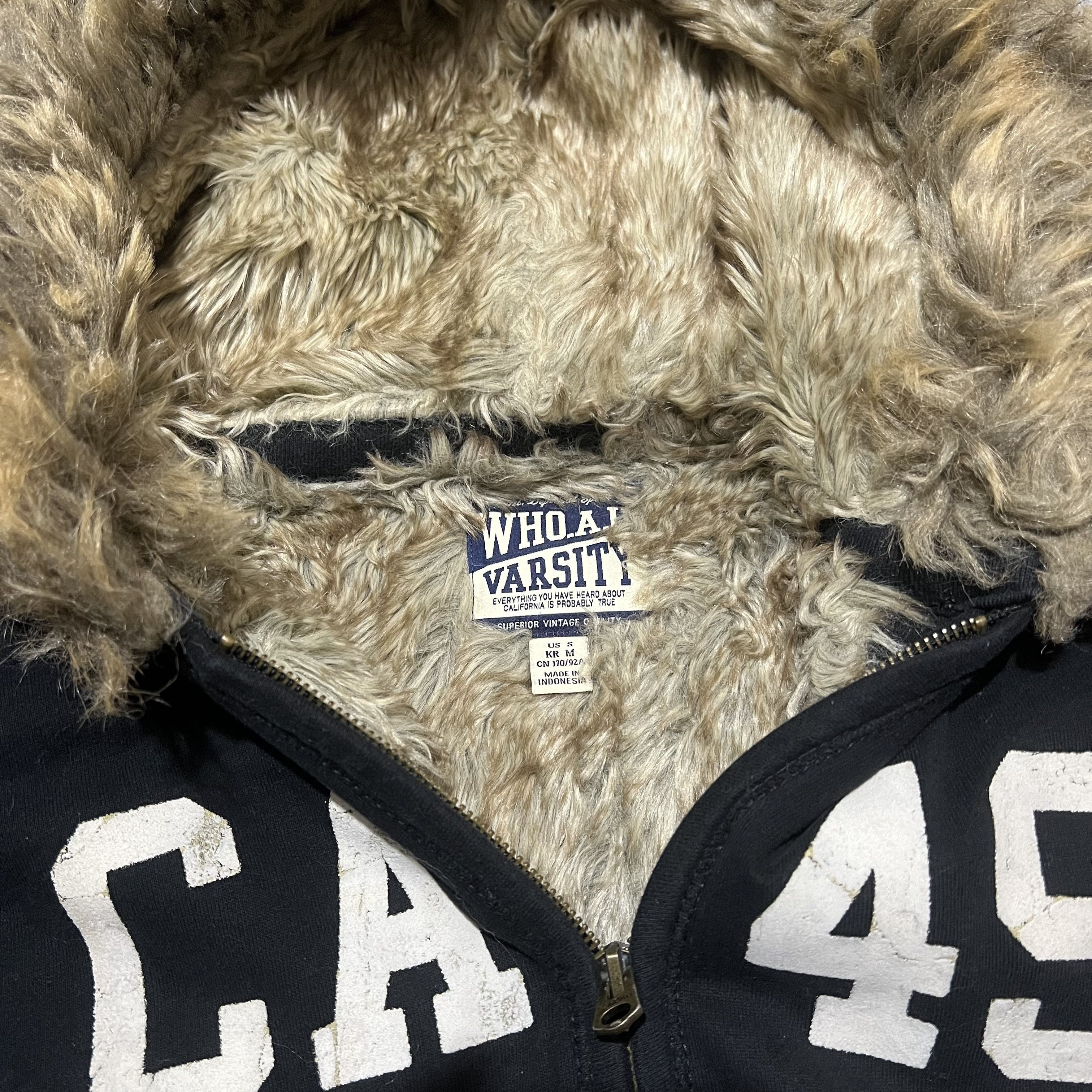 Who A.U. 2000s Who Au Japan Punk Fur Raccoon Hoddie y2k style Size US M / EU 48-50 / 2 - 2 Thumbnail