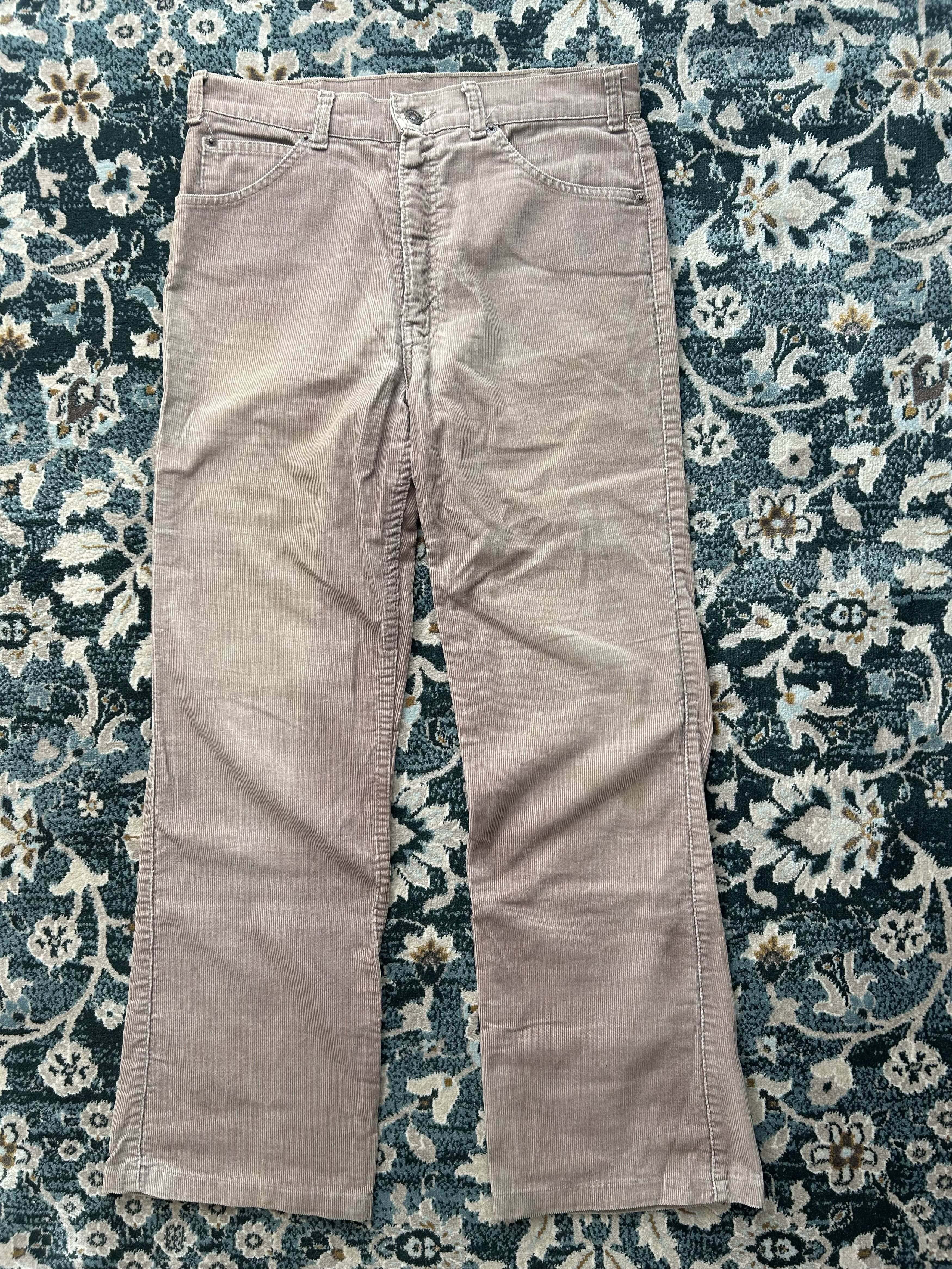 Levi's Levi’s Corduroy Cowboy Embroidery Pants TALON 42 70–80s Rare Size US 38 / EU 54 - 2 Thumbnail